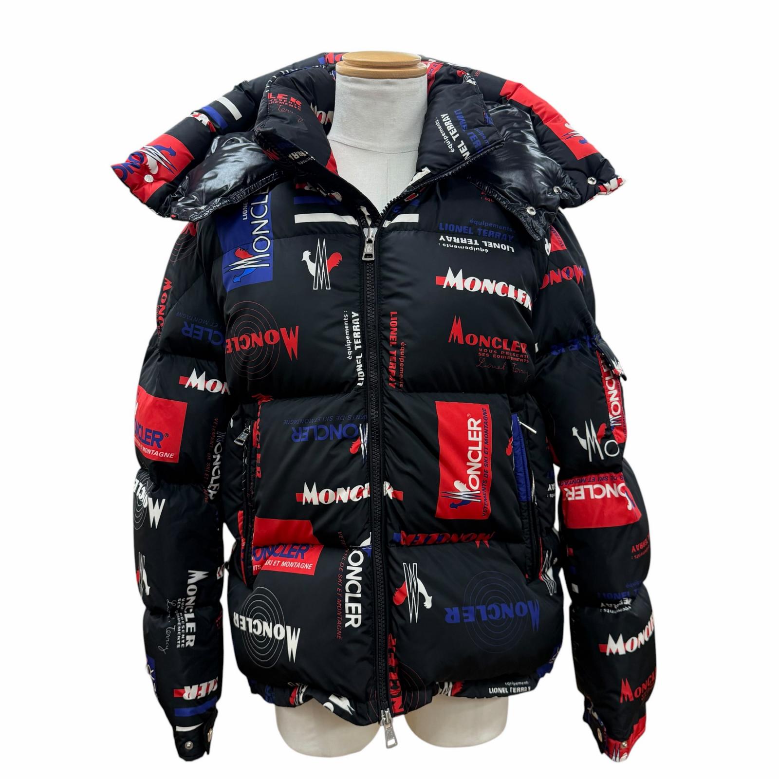 美品▼MONCLER モンクレール WILSON ウィルソン フーデッド ダブルジップアップ ダウンジャケット ブラック マルチ 3 ブルガリア製 正規品 メンズ 【中古】|衣類&ブランドリサイクル GREEN
