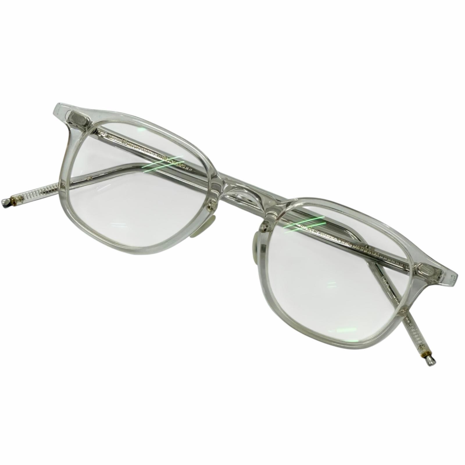 良品□10 eyevan アイヴァン no.7 III 45 SV925 ウェリントンフレーム メガネ 眼鏡 アイウェア クリア 45□22-147 度入り 日本製 メンズ 【中古】|衣類&ブランドリサイクル GREEN