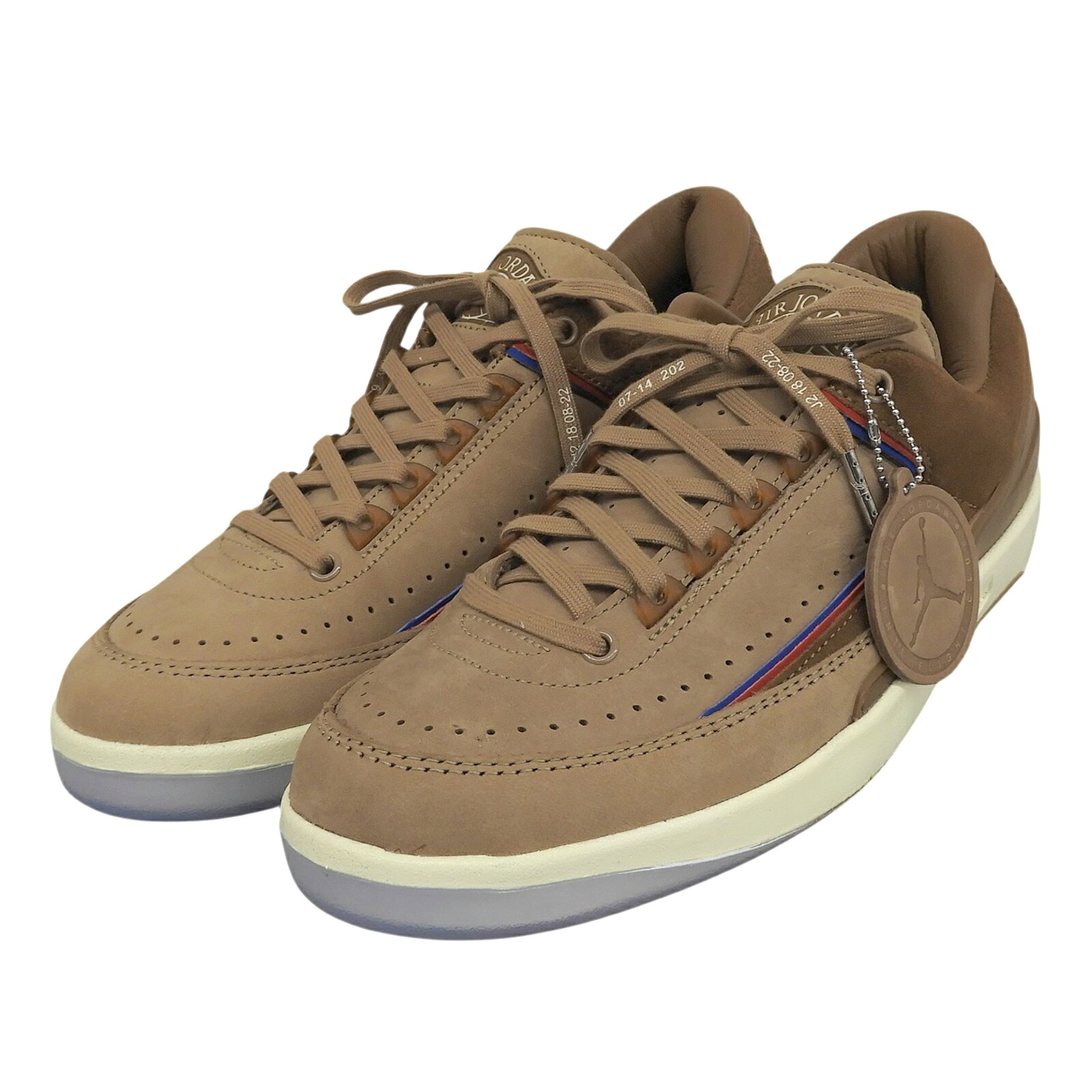 未当て嵌める品▲NIKE Two 18 ナイキ トゥーエイティーン DV7129-222 AIR JORDAN 2 RETRO LOW SP スニーカー 赤銅色 26糎 メンズ 箱付き添い人 【中古】