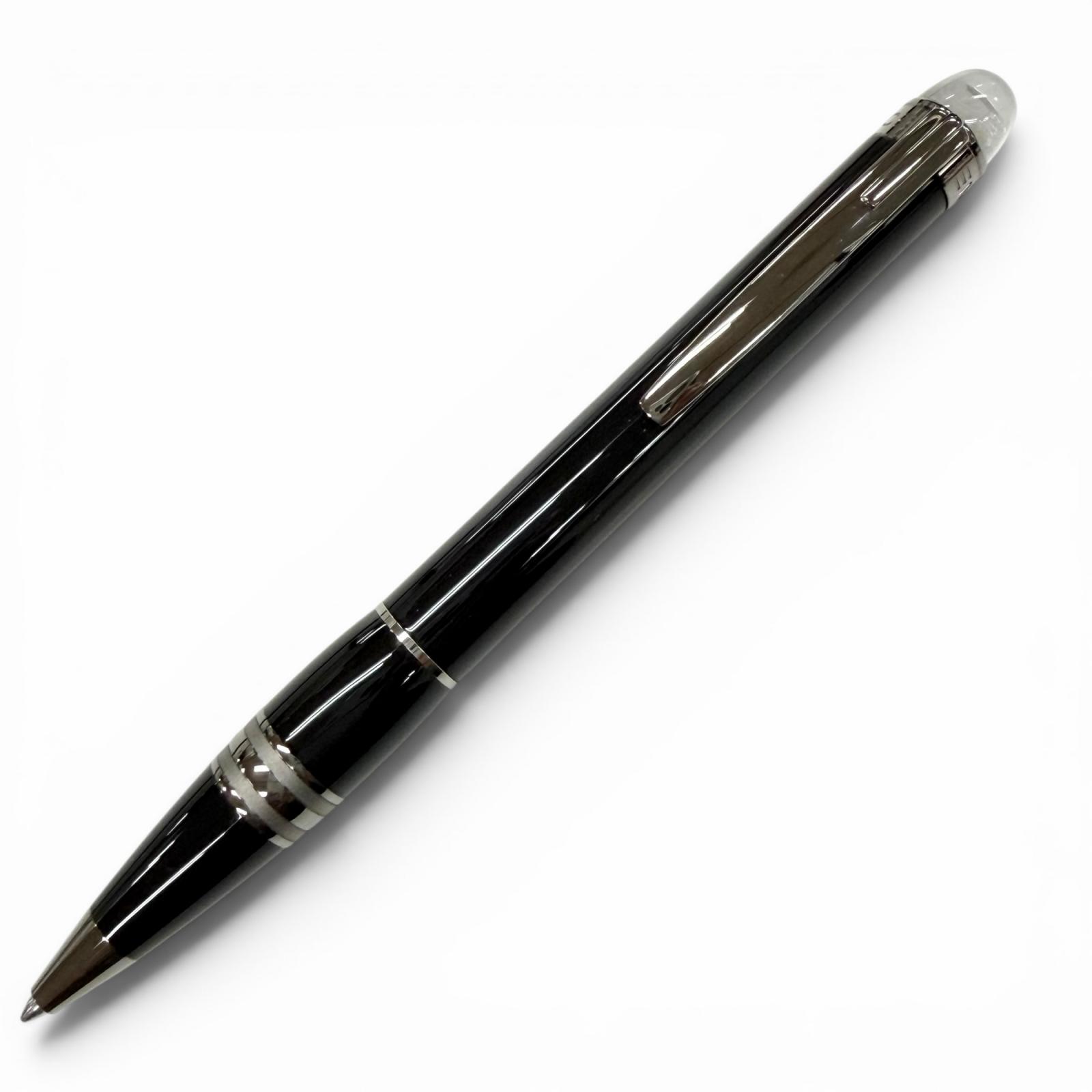 極美品▼MONTBLANC モンブラン スターウォーカー 白いことはやりっ児 捩じり式 ボールペン 真夜中黒いこと ガンメタリック メンズ 書きあらわす突きとめる済み  【中古】