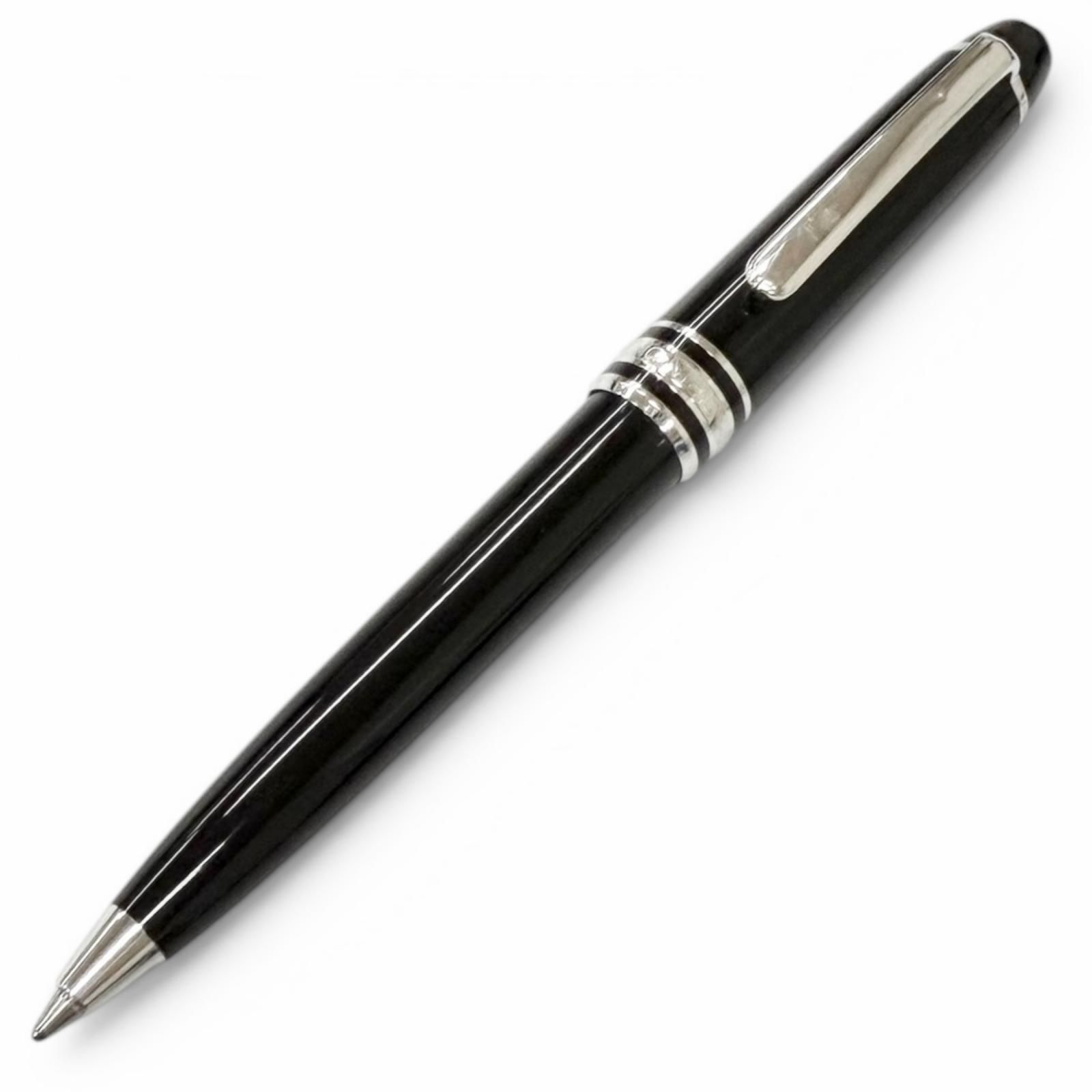 美品□MONTBLANC モンブラン マイスターシュテュック オマージュ・ア・W.A.モーツァルト プラチナ伝達ルート ボールペン 黒いこと しろがね色 ＦＲＧ製 メンズ 箱付き添い人 【中古】