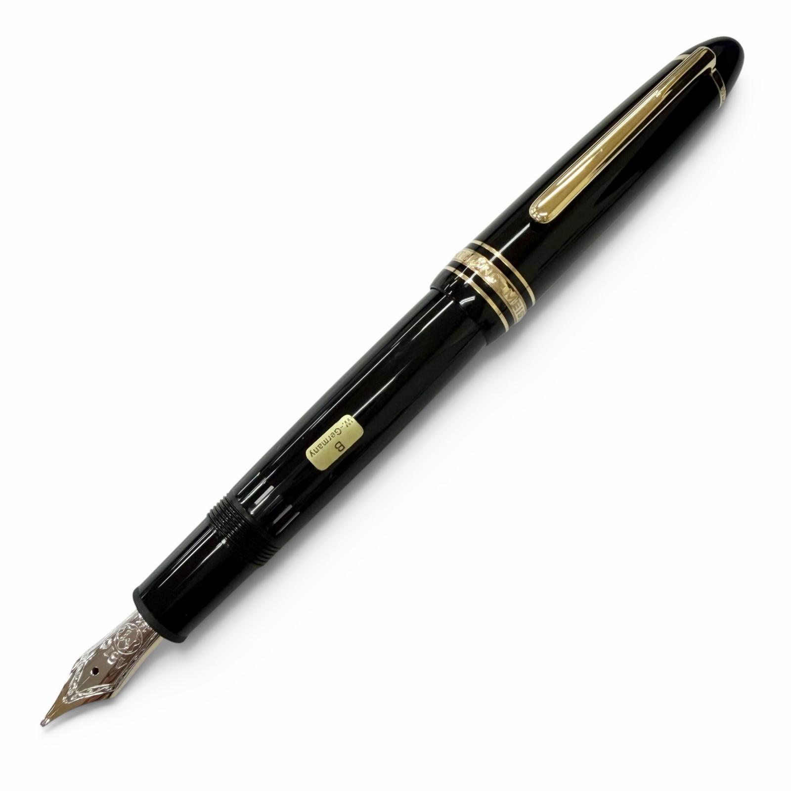 極美品□MONTBLANC モンブラン ヴィンテージ マイスターシュテュック 146 書き込み先14K Bニブ 筆 黒いこと ゴールド 西ドイツ製 メンズ【中古】
