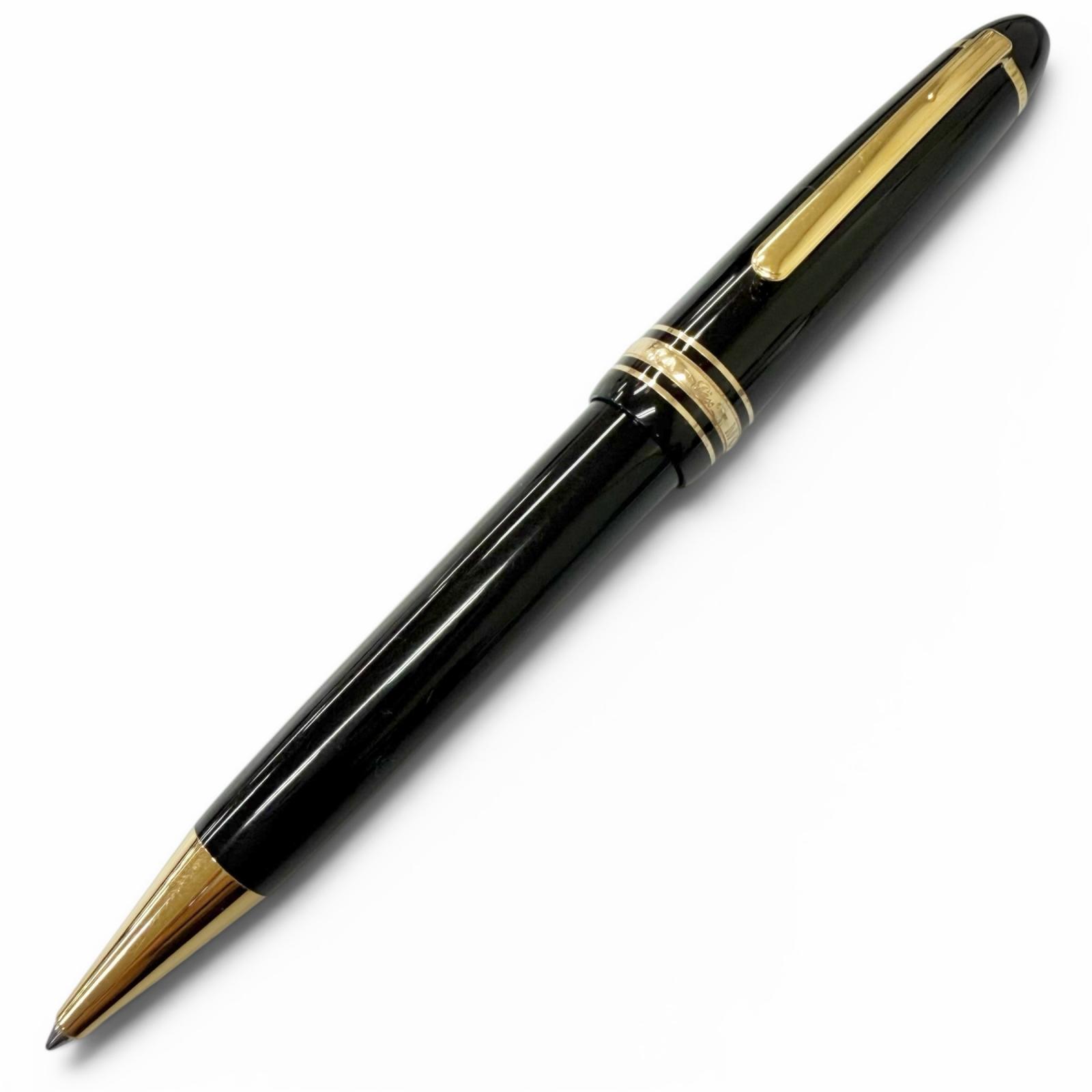 美品□MONTBLANC モンブラン マイスターシュテュック Pix ル・グラン 捻じれ式 ボールペン 黒いこと ゴールド ＦＲＧ製 メンズ 書きあらわす突きとめる済み 【中古】