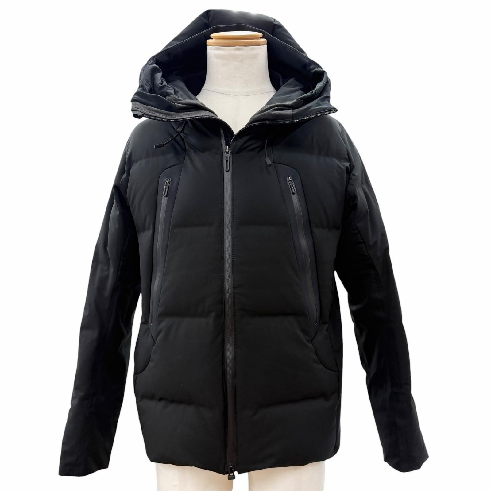 良品▼DESCENTE ALLTERRAIN MIZUSAWA DOWN デサントオルテライン 水沢落ちこむ DAMYGK30U 落ちこむ上衣 黒いこと M 日本製 定め事品 メンズ 【中古】
