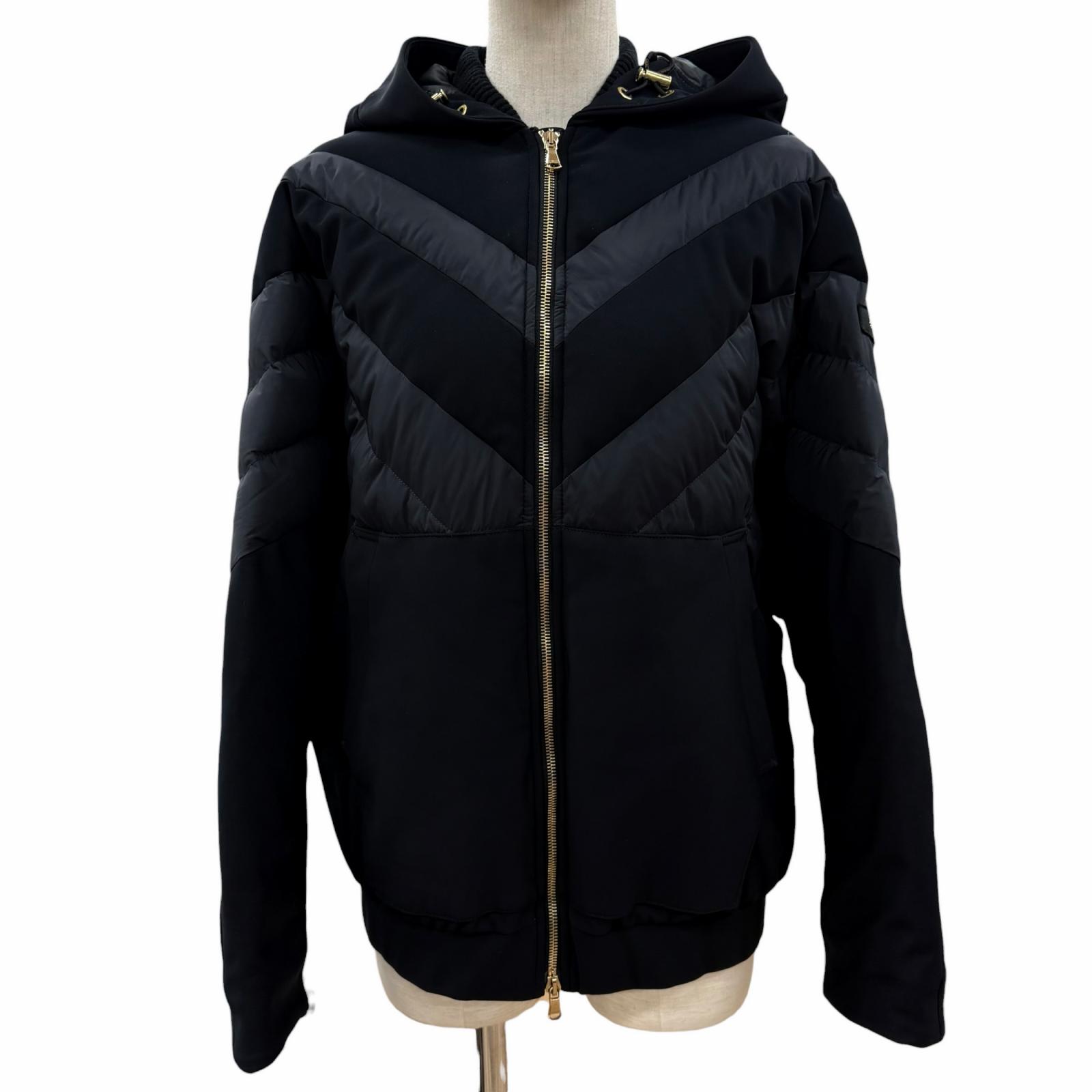 美品◇TATRAS タトラス 20AW LTK20A4213 シェブロン キルティング目論む ロゴタイプ紋章付 落ち込む上衣 ダークネイビー 02 定まり品 レディース ハンガー付き添い人 【中古】