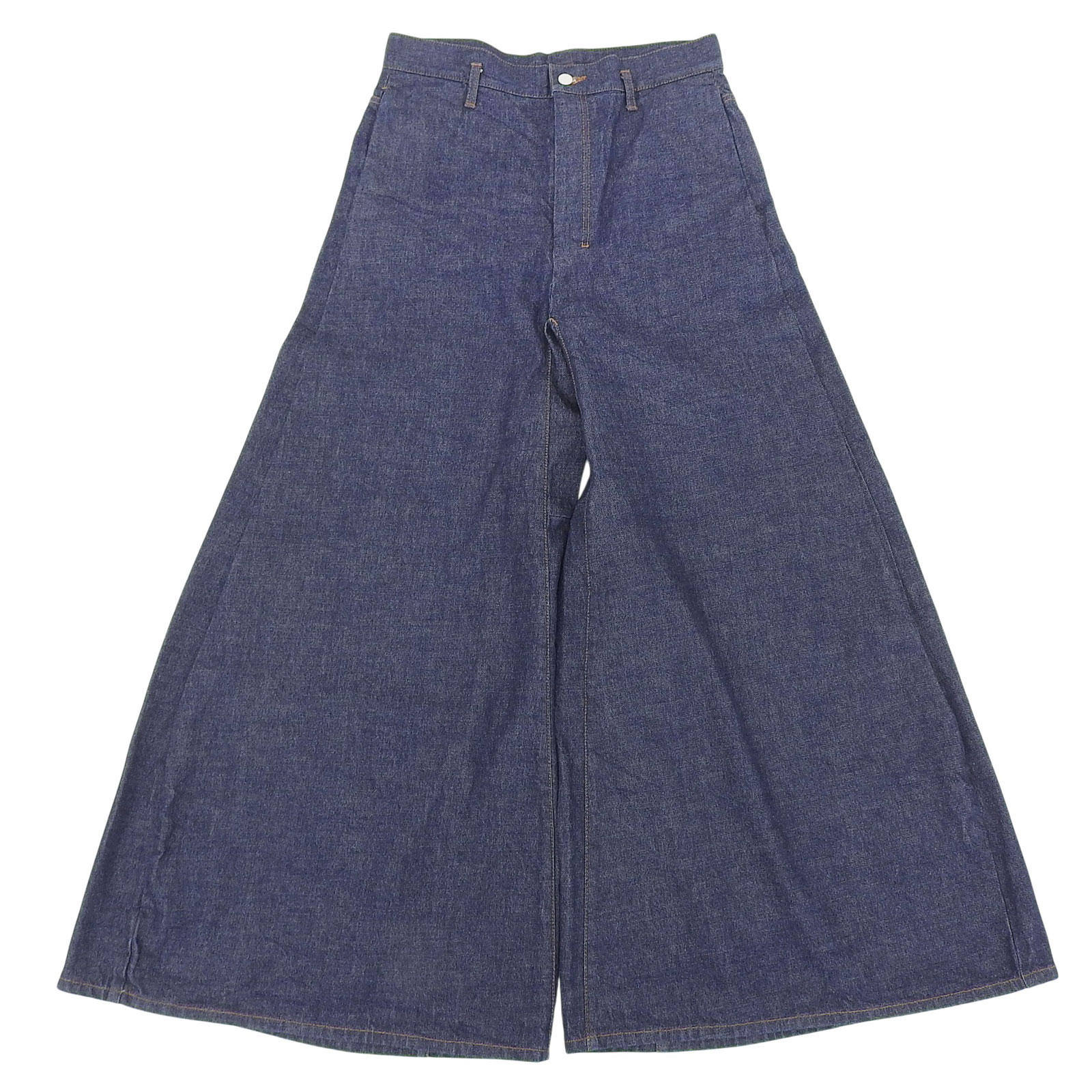 未当て嵌める品▲SHINYAKOZUKA シンヤコヅカ 24SS 240ISK40 ORDINARY CITY PANTALON 綿織物100％ 紋章付 ジーンズズボン下 インディゴ M 日本製 定め事品 メンズ  【中古】
