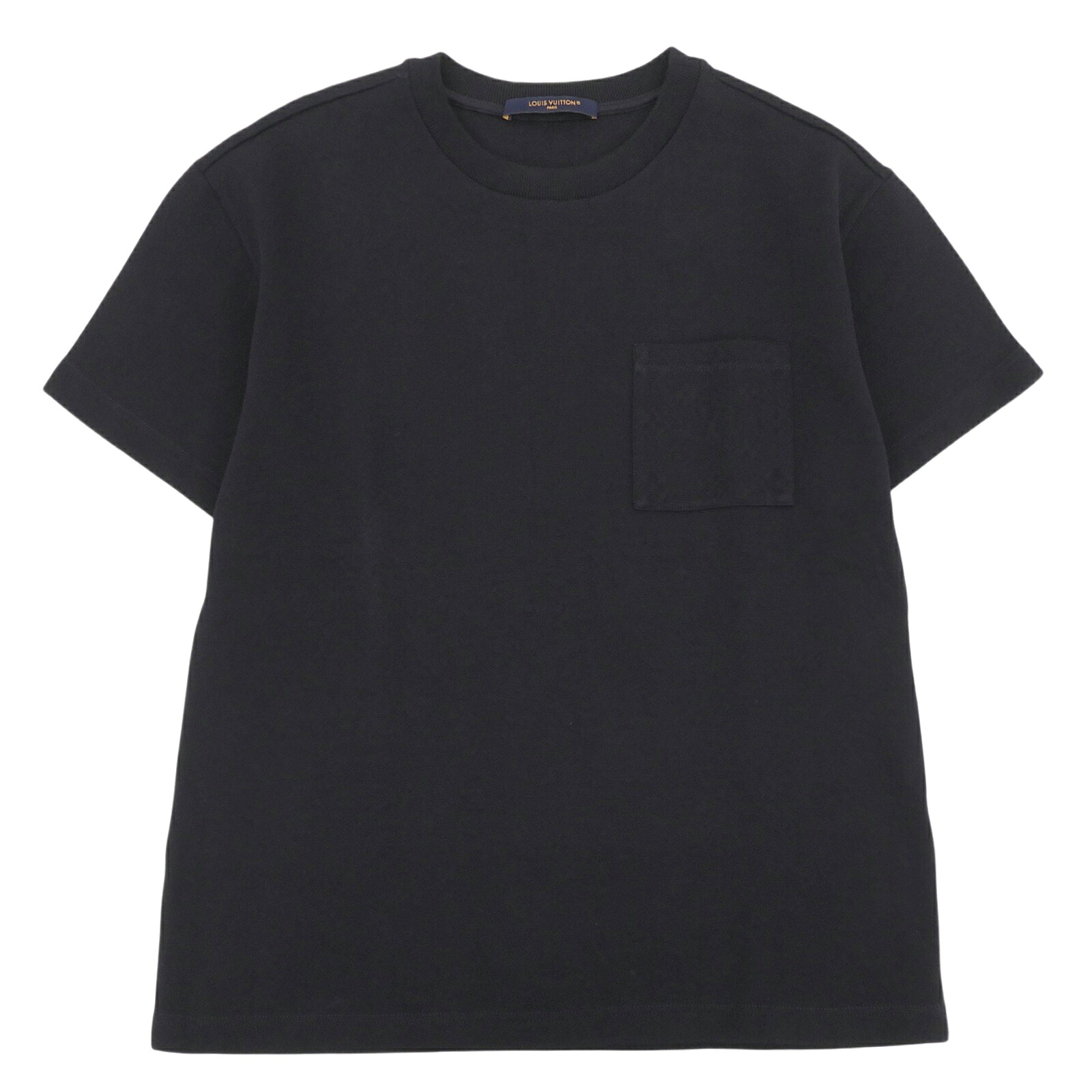極美品▲LOUIS VUITTON ルイヴィトン 2024年製 コットン100％ モノグラム ショートスリーブ 半袖ニット ネイビー S イタリア製 正規品 メンズ 【中古】｜衣類＆ブランドリサイクル GREEN