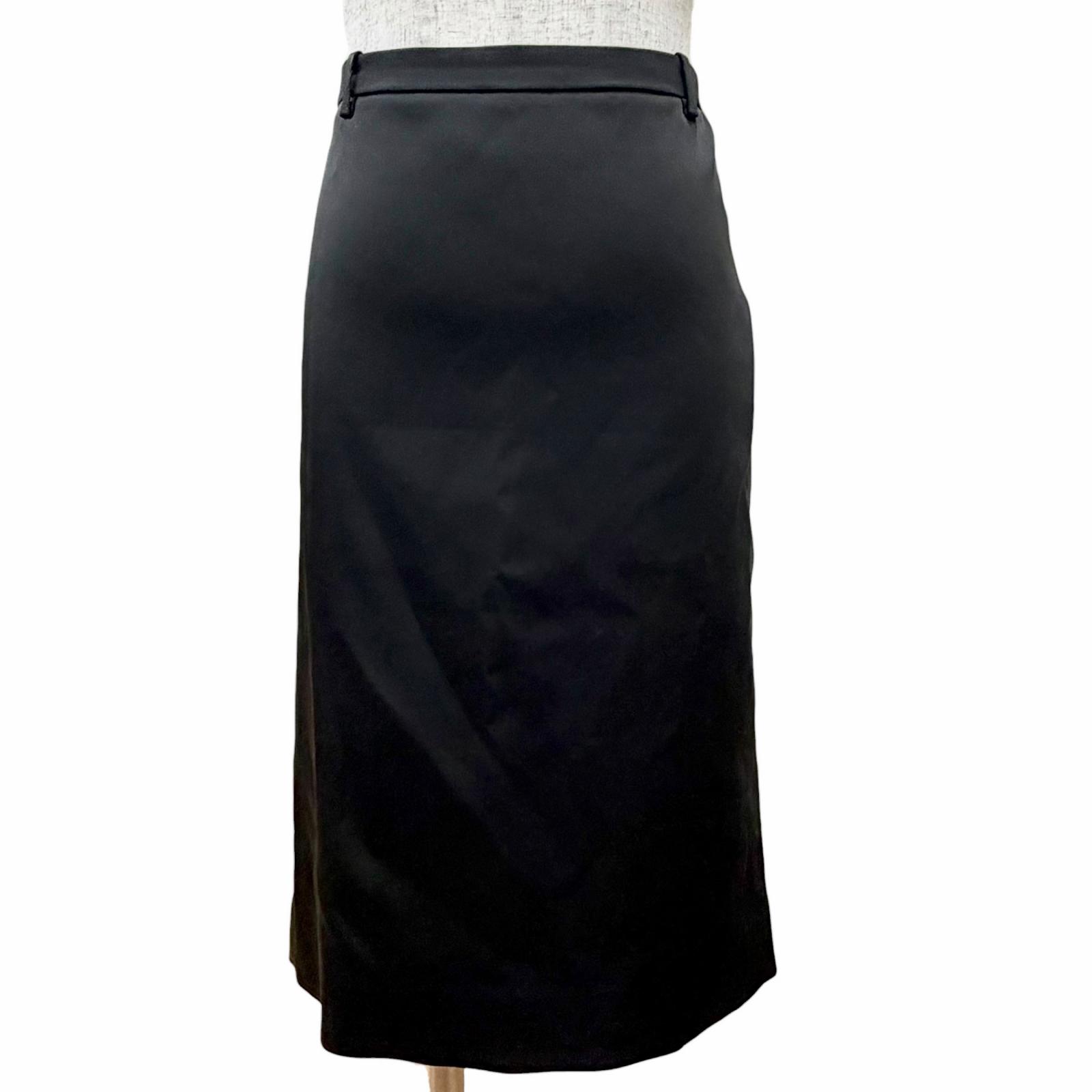 未当て嵌める品△BALENCIAGA バレンシアガ 24AW 808789 TRO56 EVENINGWEAR タイトスカート 分かりやすい青写真 黒いこと 34 イタリア製 置き目品 レディース オススメ◎  【中古】