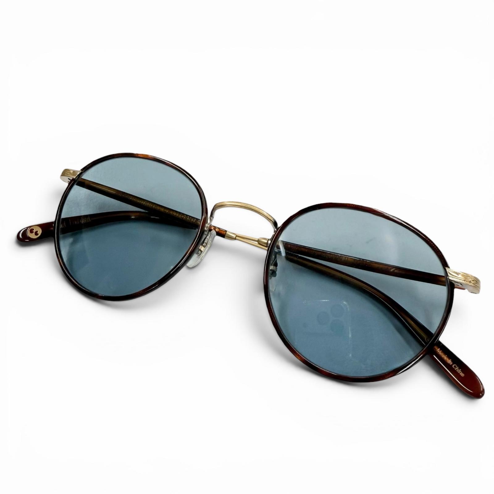 美品▼GARRETT LEIGHT ギャレットライト Wilson ベッコウ柄 アイウェア サングラス クリアブラウン アンティークゴールド 49□22 メンズ 【中古】｜衣類＆ブランドリサイクル GREEN