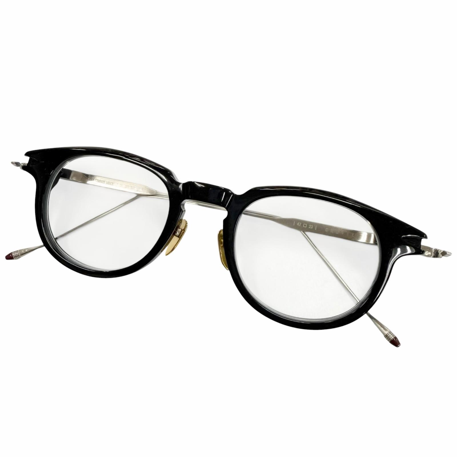 美品▼JACQUESMARIEMAGE ジャックマリーマージュ JMMCVAF01 CREVEL チタニウム 383/50 世界限定500本生産品 メガネ 眼鏡 アイウェア ブラック シルバー 47□23 日本製 メンズ 箱・保存袋付き 【中古】｜衣類＆ブランドリサイクル GREEN 115,500円