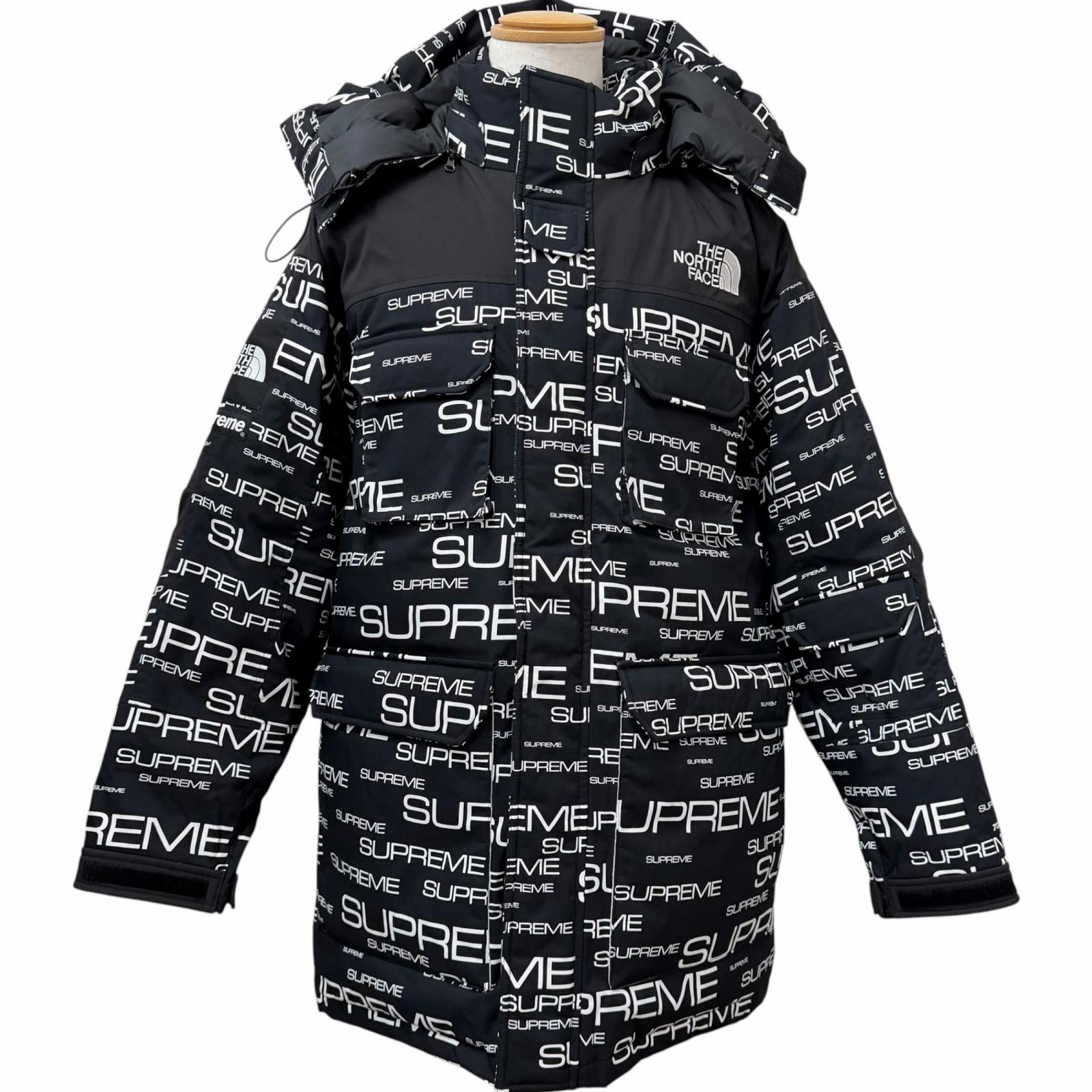 美品□Supreme THE NORTH FACE シュプリーム ザ・ノースフェイス NP521021I Steep Tech Apogee Jacket ロゴ総柄 ダウンジャケット コート ブラック L 正規品 メンズ 【中古】|衣類&ブランドリサイクル GREEN