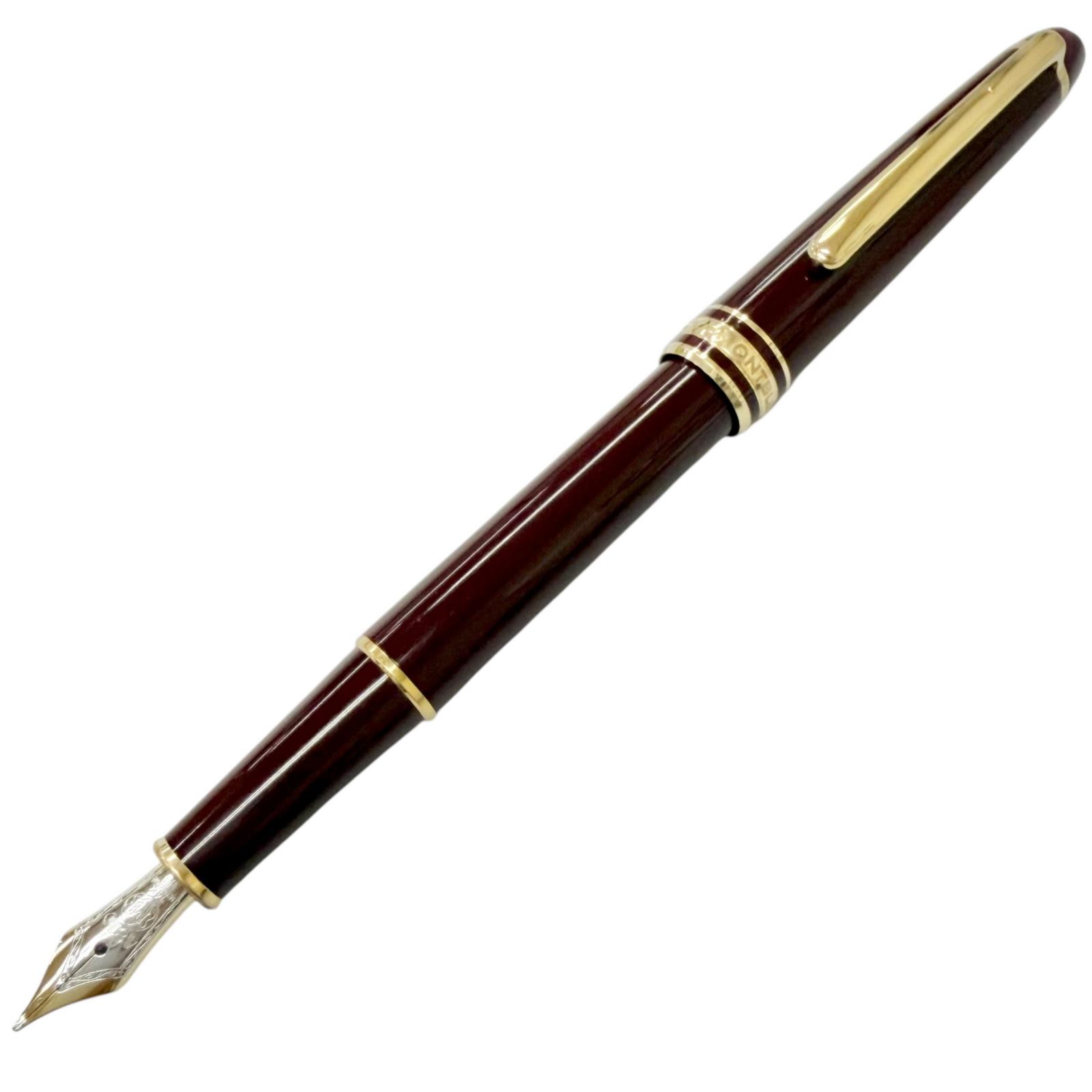 美品□MONTBLANC モンブラン マイスターシュテュック クラシック 4810 ペン先14K Mニブ 万年筆 バーガンディレッド ゴールド ドイツ製 メンズ 【中古】｜衣類＆ブランドリサイクル GREEN