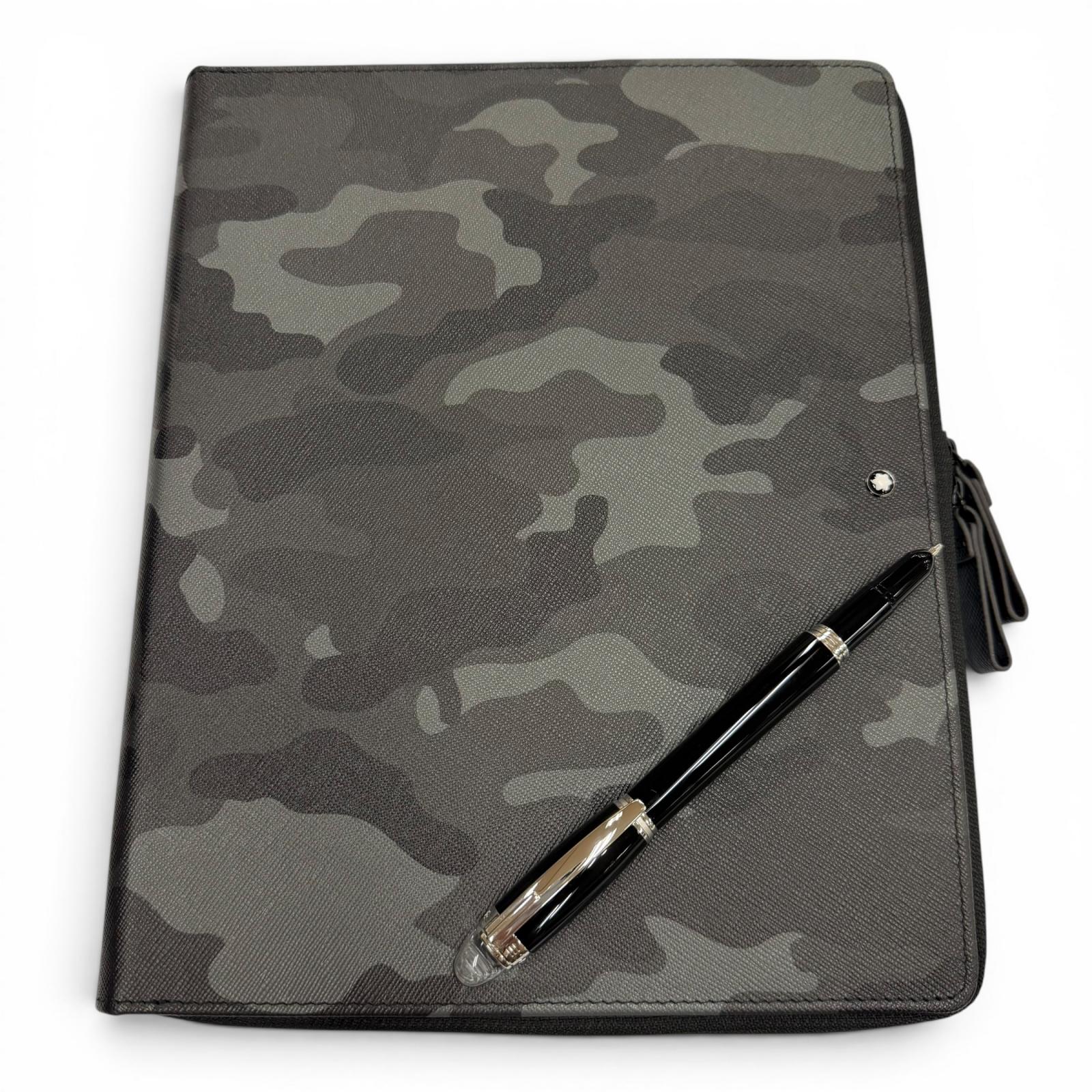 極美品▼MONTBLANC モンブラン オーグメントペーパー アーバン レーシング スピリット ホワイトスター キャップ式 ボールペン ブラック シルバー ドイツ製 メンズ 筆記確認済み 保存袋付き 【中古】|衣類&ブランドリサイクル GREEN