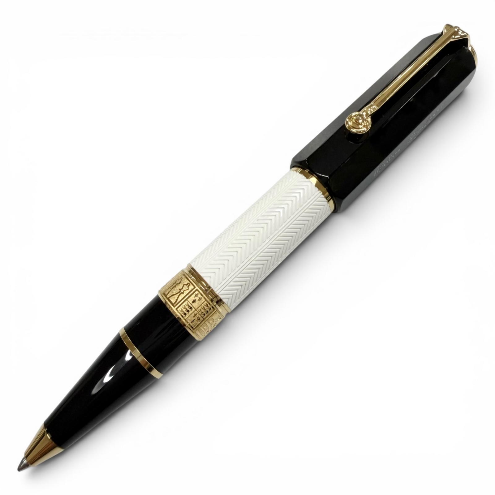極美品▼MONTBLANC モンブラン 作家シリーズ 2016 ウィリアム シェイクスピア スペシャルエディション 3562/9000 ツイスト式 ホワイトスター ボールペン ブラック ホワイト ゴールド ドイツ製 メンズ 筆記確認済み 箱付き 【中古】|衣類&ブランドリサイクル GREEN