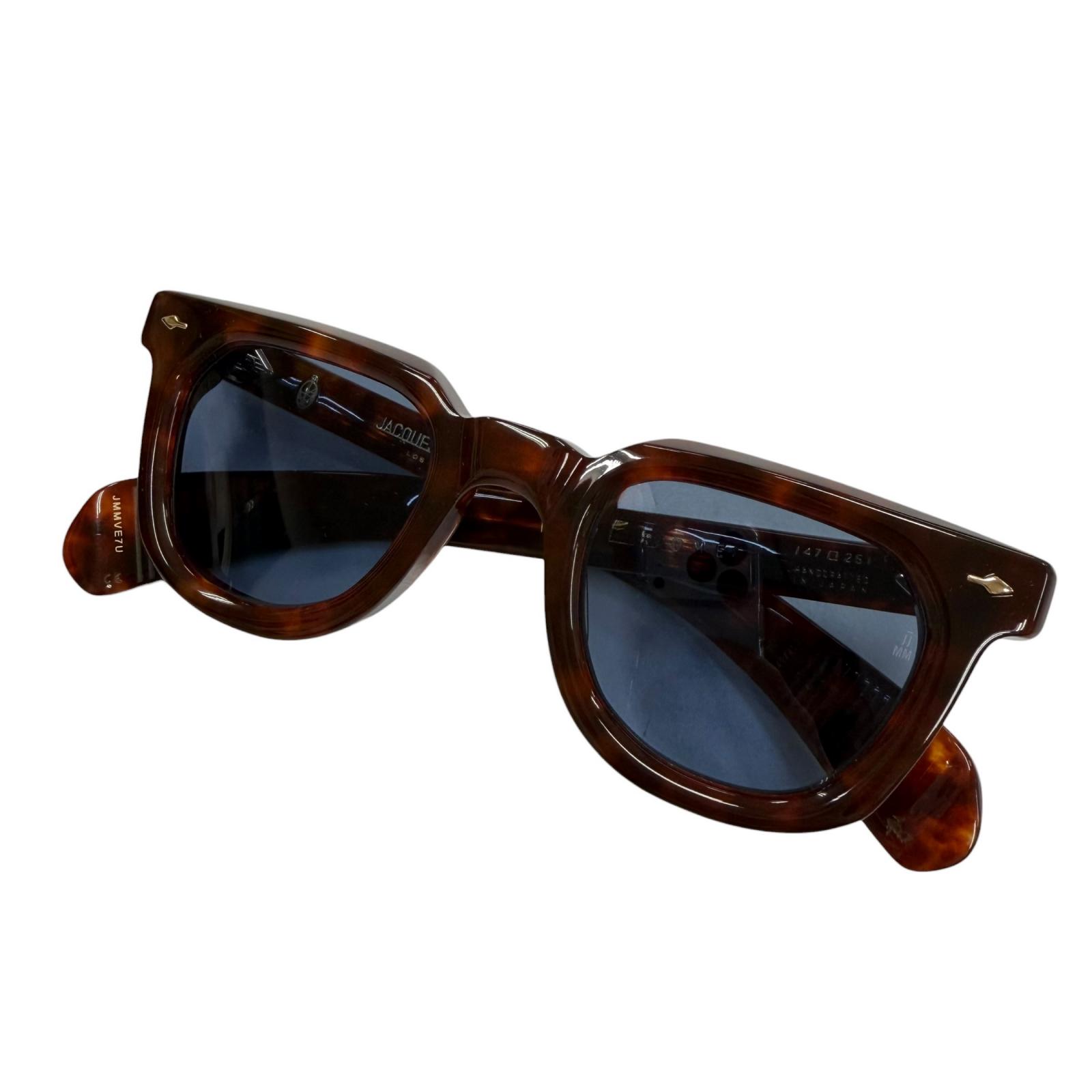 美品▼JACQUESMARIEMAGE ジャックマリーマージュ JMMJL-7U JULIEN 世界450本限定品 149/450 マーブル アイウェア サングラス ブラウン レンズ：ネイビー 47□25 日本製 メンズ 箱・保存袋付き 【中古】｜衣類＆ブランドリサイクル GREEN