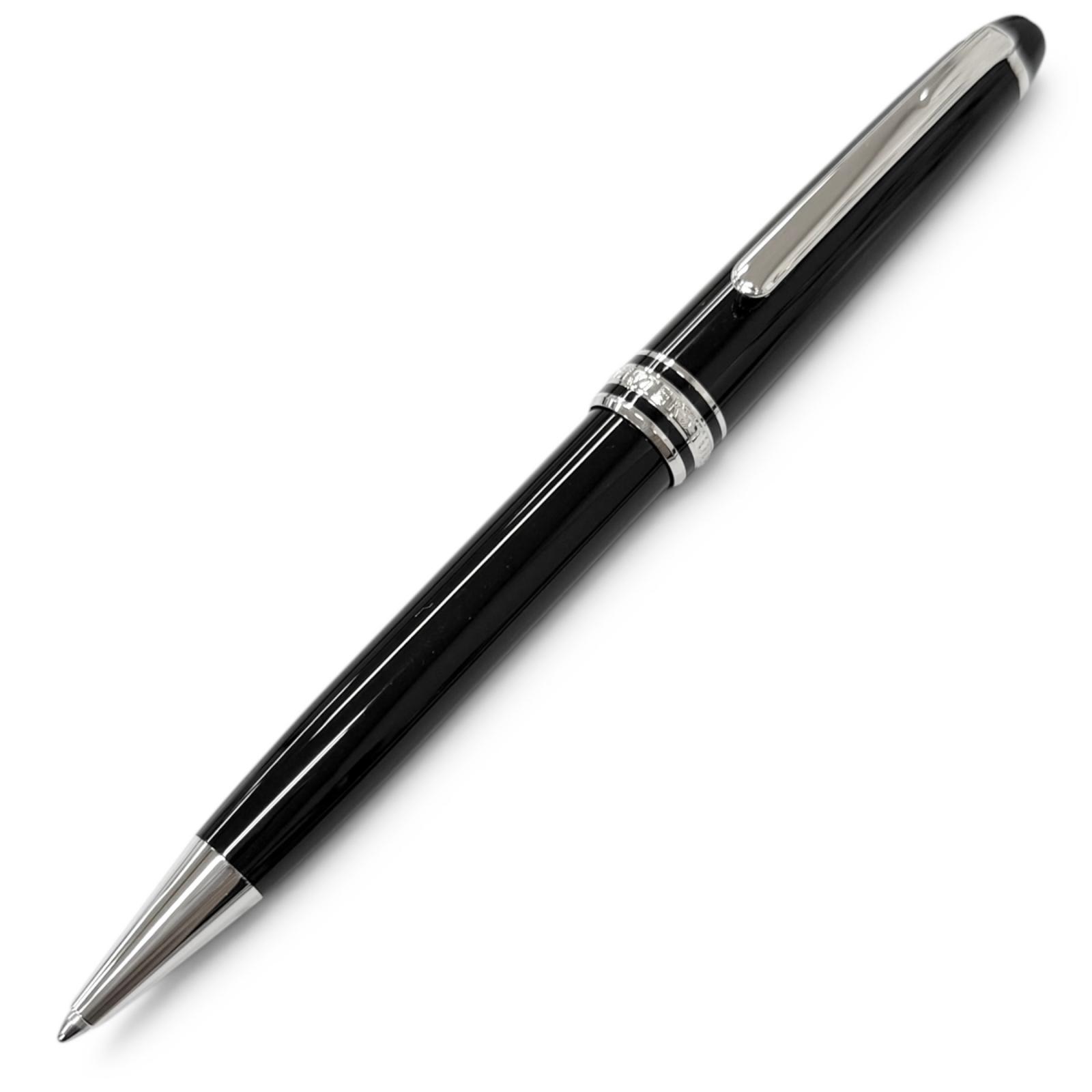 極美品□MONTBLANC モンブラン プラチナライン マイスターシュテュック クラシック ツイスト式 ボールペン ブラック シルバー ドイツ製 メンズ 筆記確認済み 【中古】｜衣類＆ブランドリサイクル GREEN