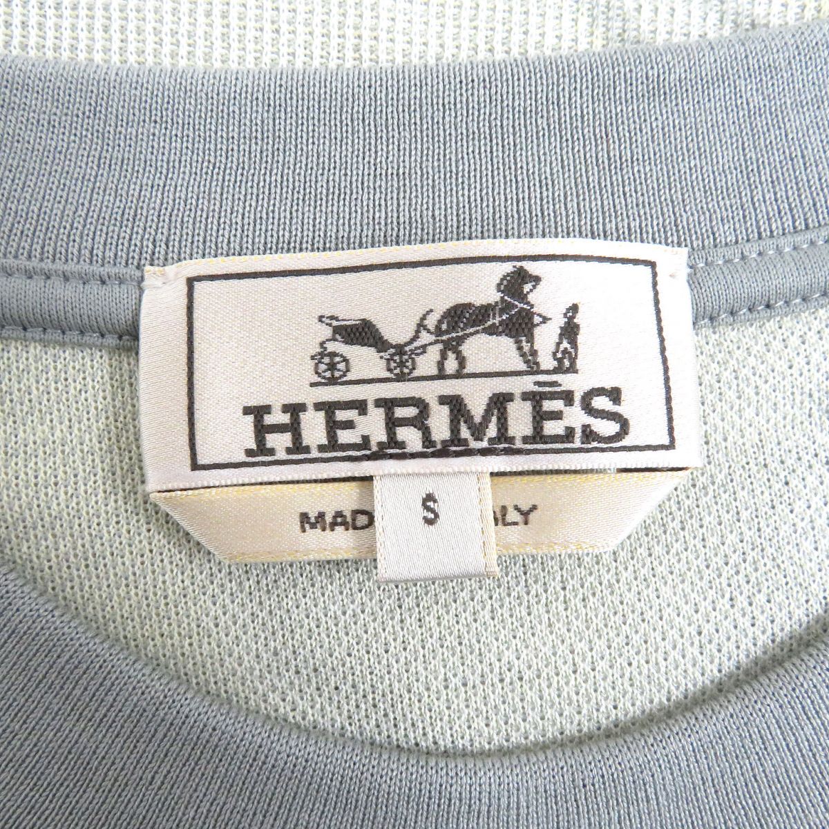 エルメス Hermes - HERMES 正規品 イタリア製 エルメス 半袖 ニット T