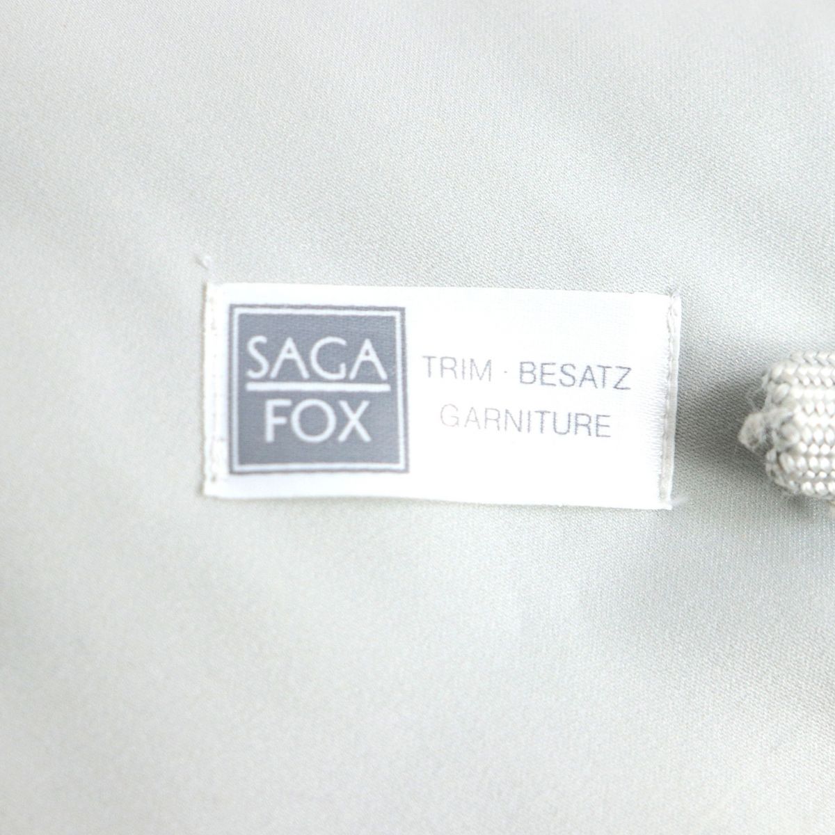 極美品◆SAGAFOXサガフォックス本毛皮大判ショール/ストールアイボリー毛質艶やか・柔らか◎【中古】