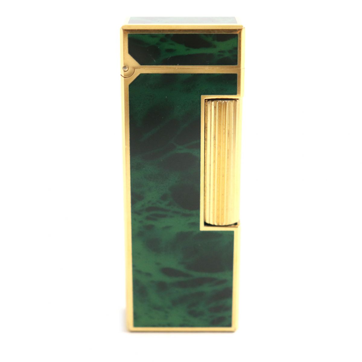 美品 dunhill ダンヒル マーブル柄 スクエア ローラー式 ガスライター