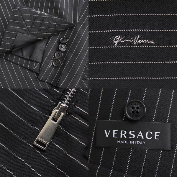 極美品▽2020年製 VERSACE ヴェルサーチ ジャケット52 セットアップ