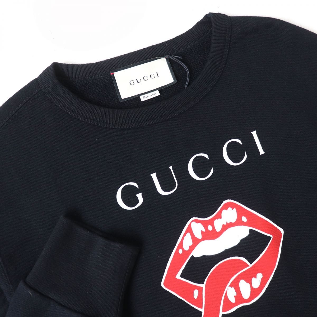 未使用品△正規品 19SS GUCCI スウェット ブラック トレーナー グッチ