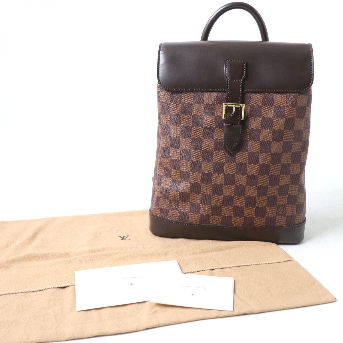 極美品◇LOUIS VUITTON ルイヴィトン フランス製 リュックサック 茶系