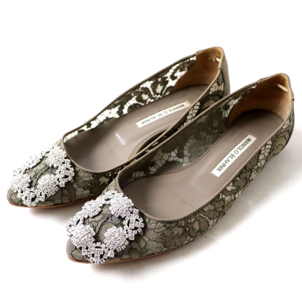 Manolo Blahnik Hangisi フラットシューズ 36-