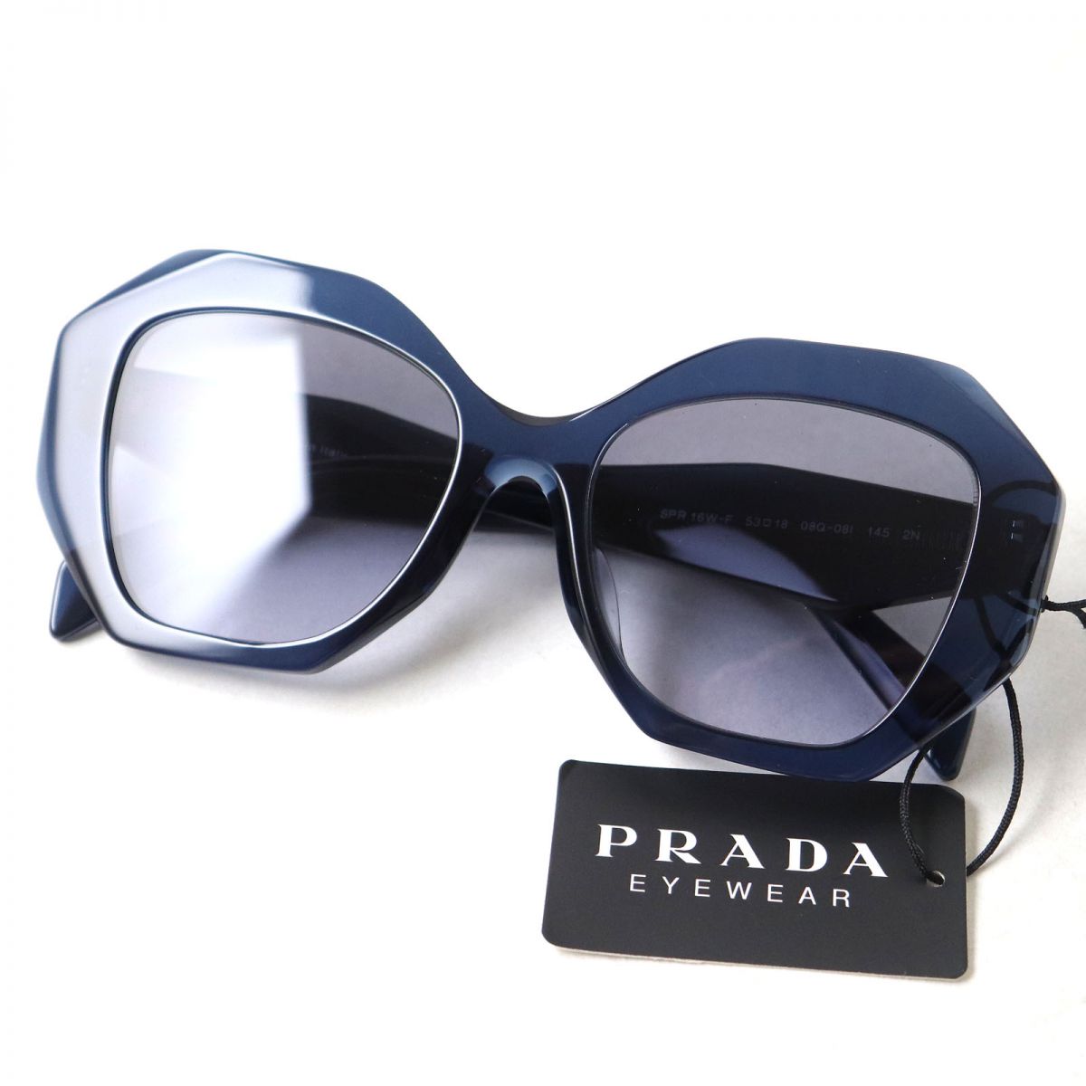 新品 Prada プラダ SPR17W-F 三角ロゴ メガネ サングラス