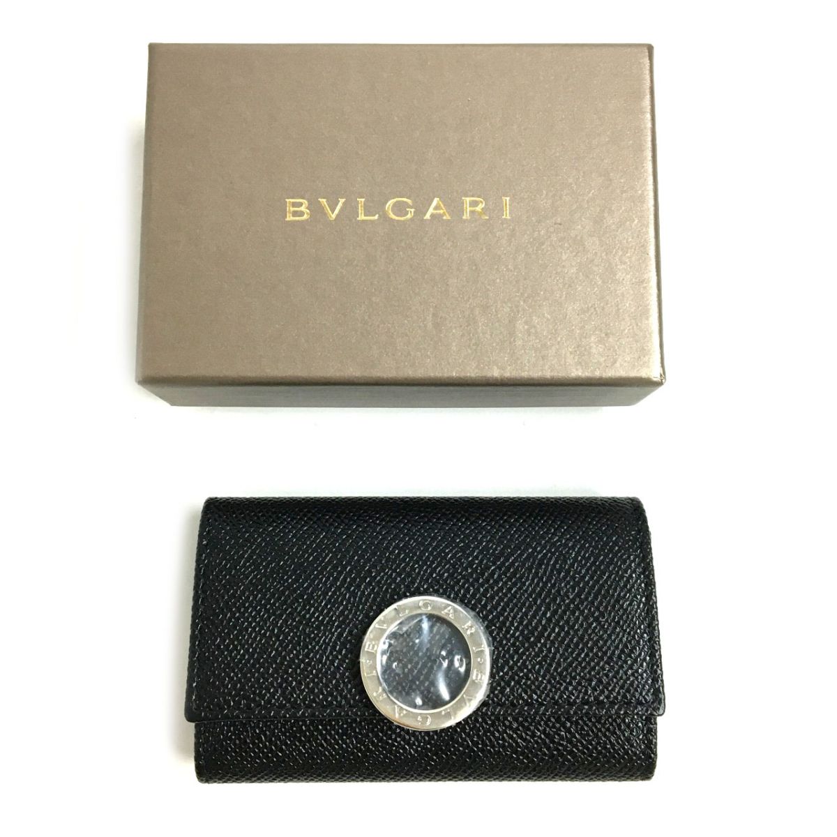 BVLGARI ブルガリ キーケース シルバー金具 レザー-siegfried.com.ec