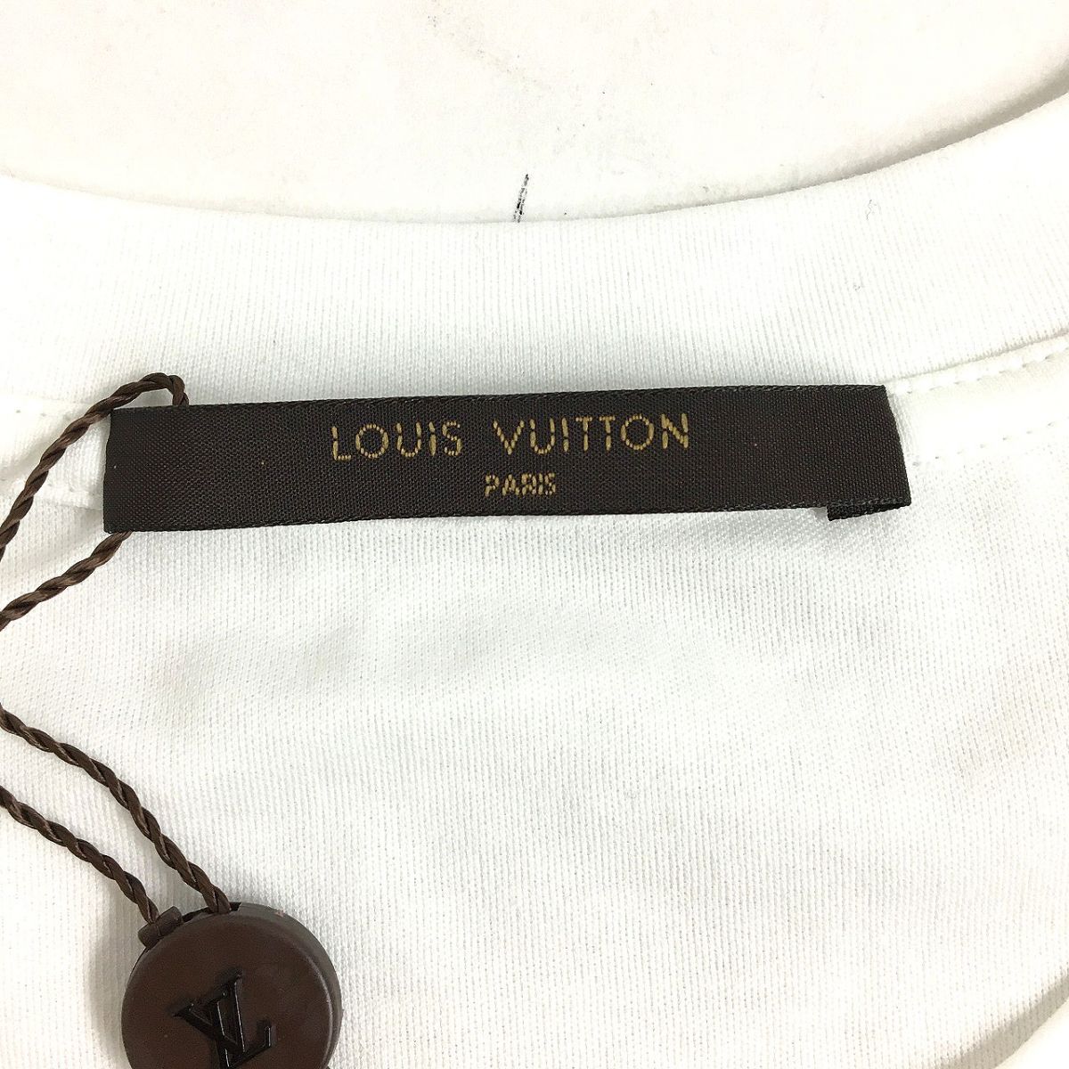 未使用品LOUIS VUITTON ルイヴィトン モノグラム チェック柄 コットン