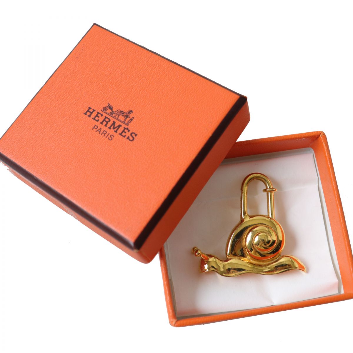 良品◎希少品 1995年限定 フランス製 かたつむり ゴールド HERMES 