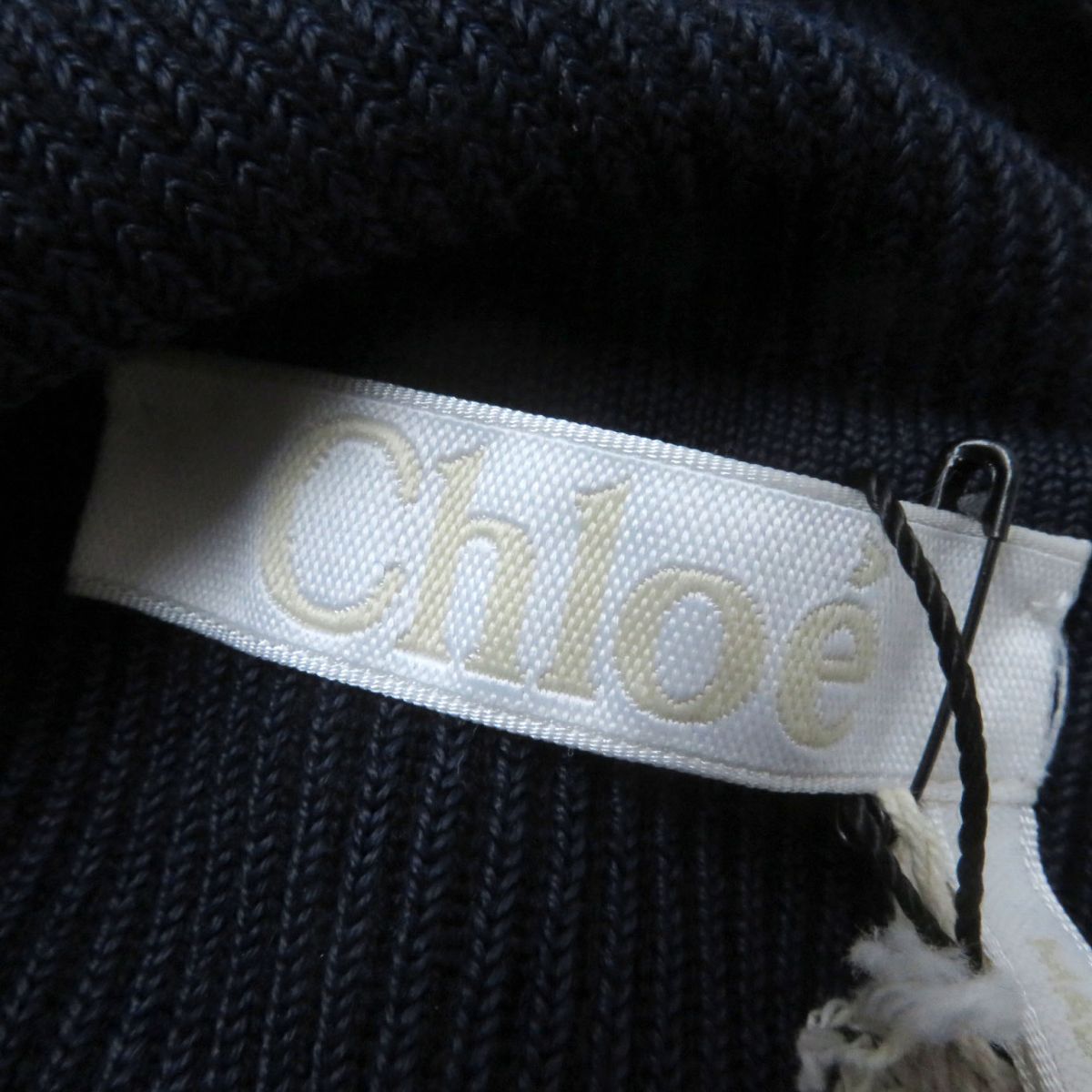 タイムセール！】 未使用品 正規品 Chloe クロエ 21年製 襟元ZIP 裾