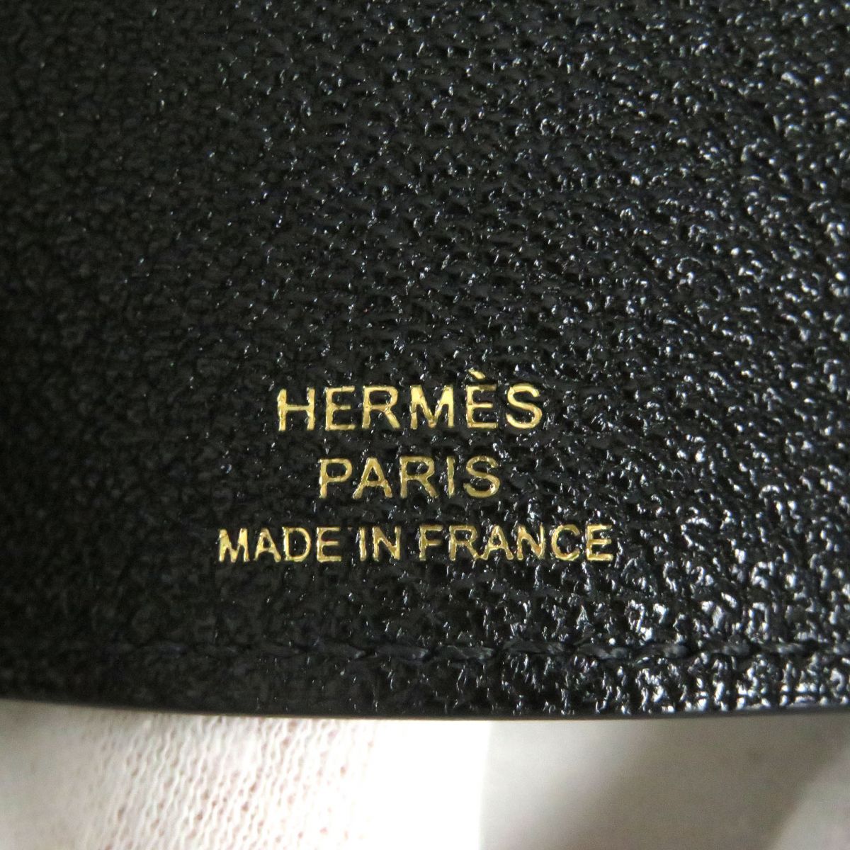 未使用品HERMES エルメス ベアン 箱付き 4連 ゴールド金具 ロゴ入り 