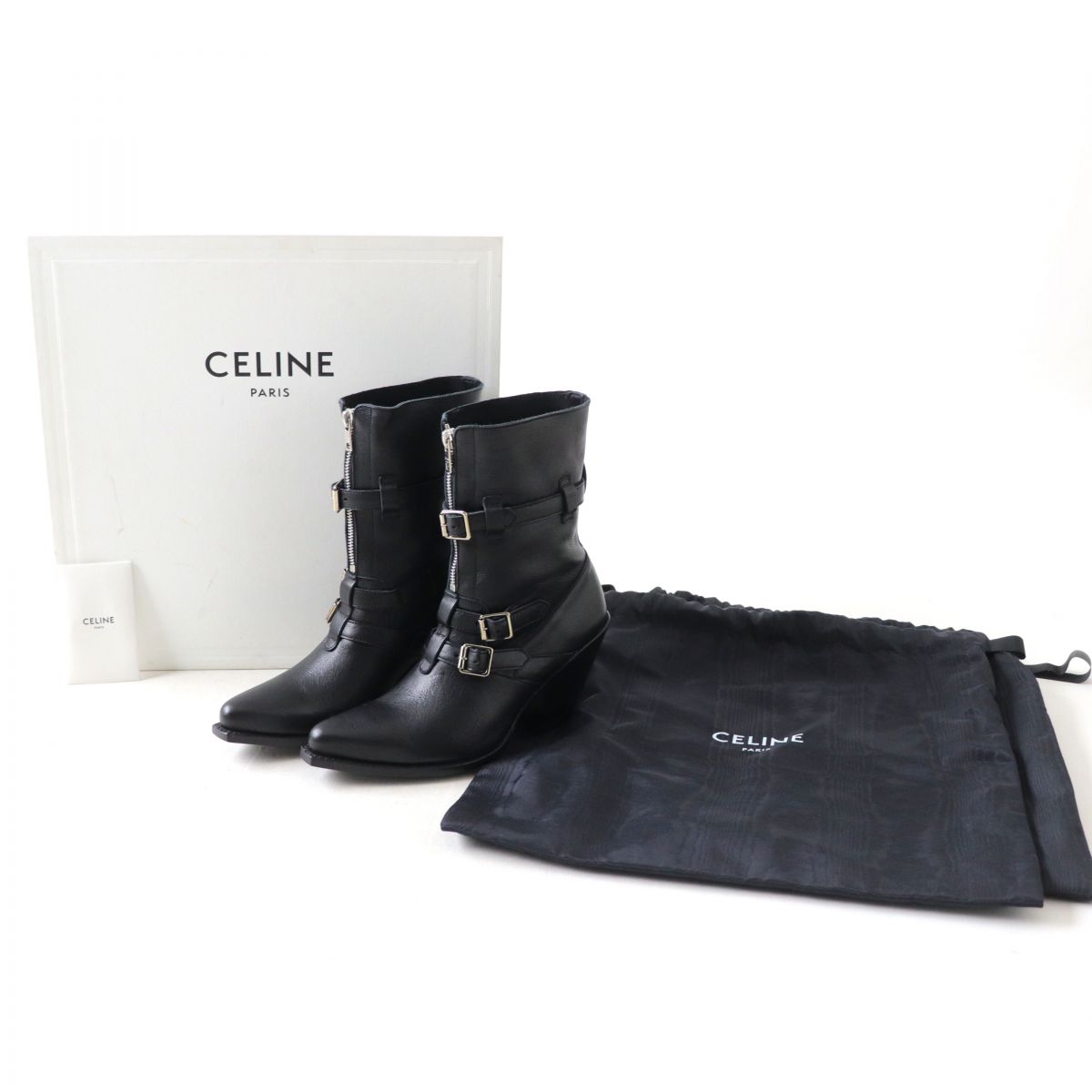 桜瑪瑙 未使用 セリーヌ ブーティー CELINE | www.kdcow.com