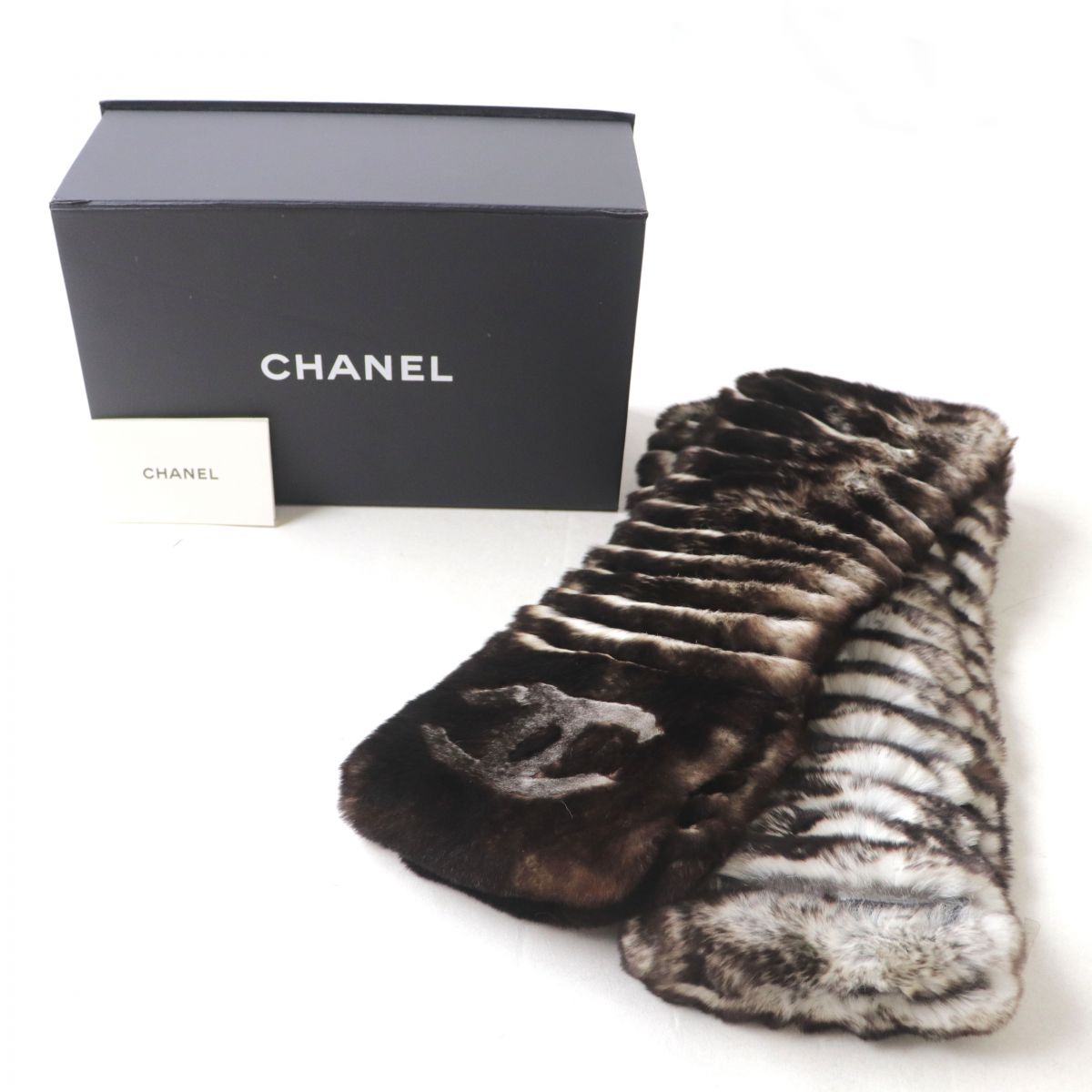 極美品◎正規品 CHANEL シャネル 19V レディース ココマーク オリラグ