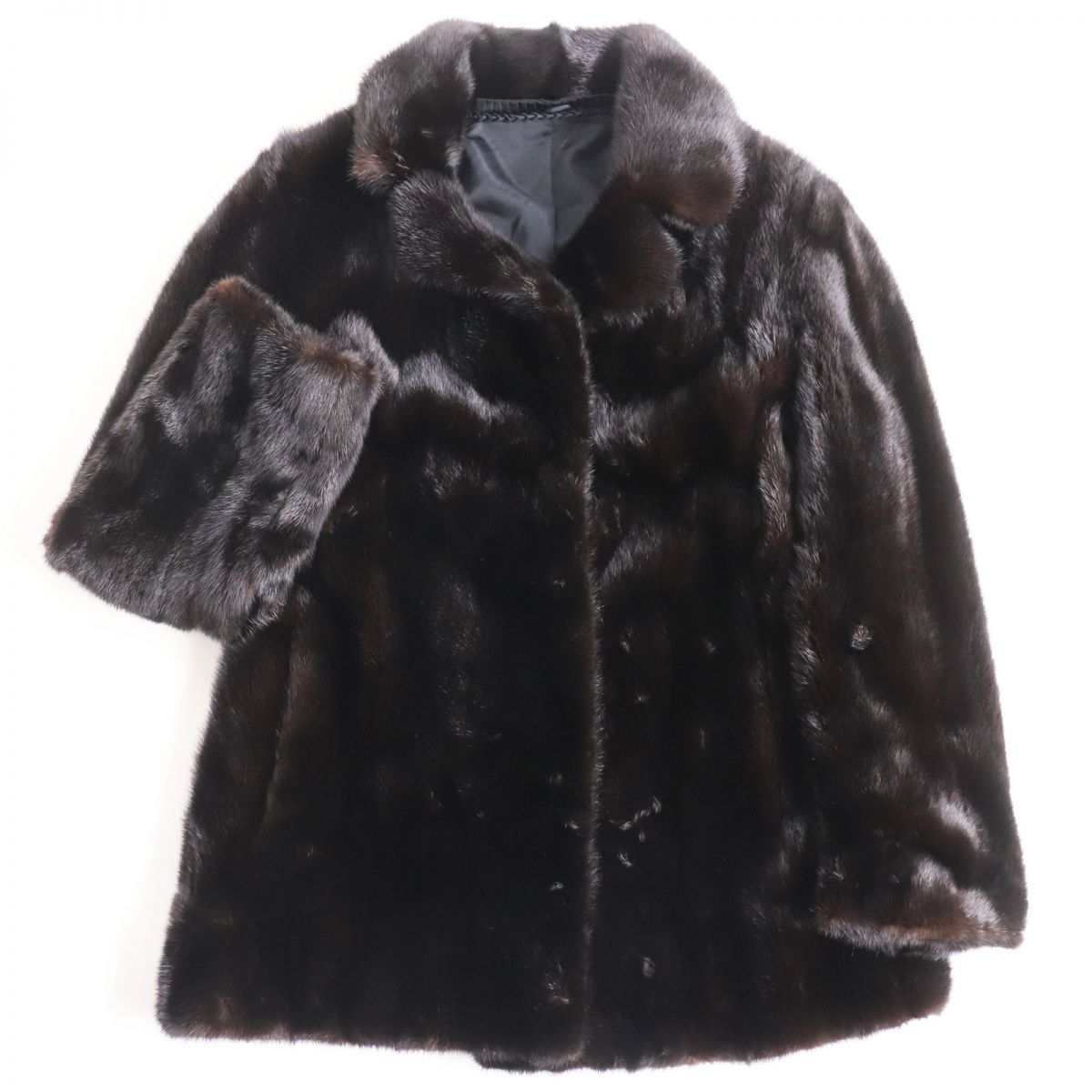 美品✨Nakamura Fur　ナカムラファー　MINK　ミンク　本毛皮コート 楽天市場】良品▽Nakamura Fur ナカムラファー MINK ミンク 本毛皮