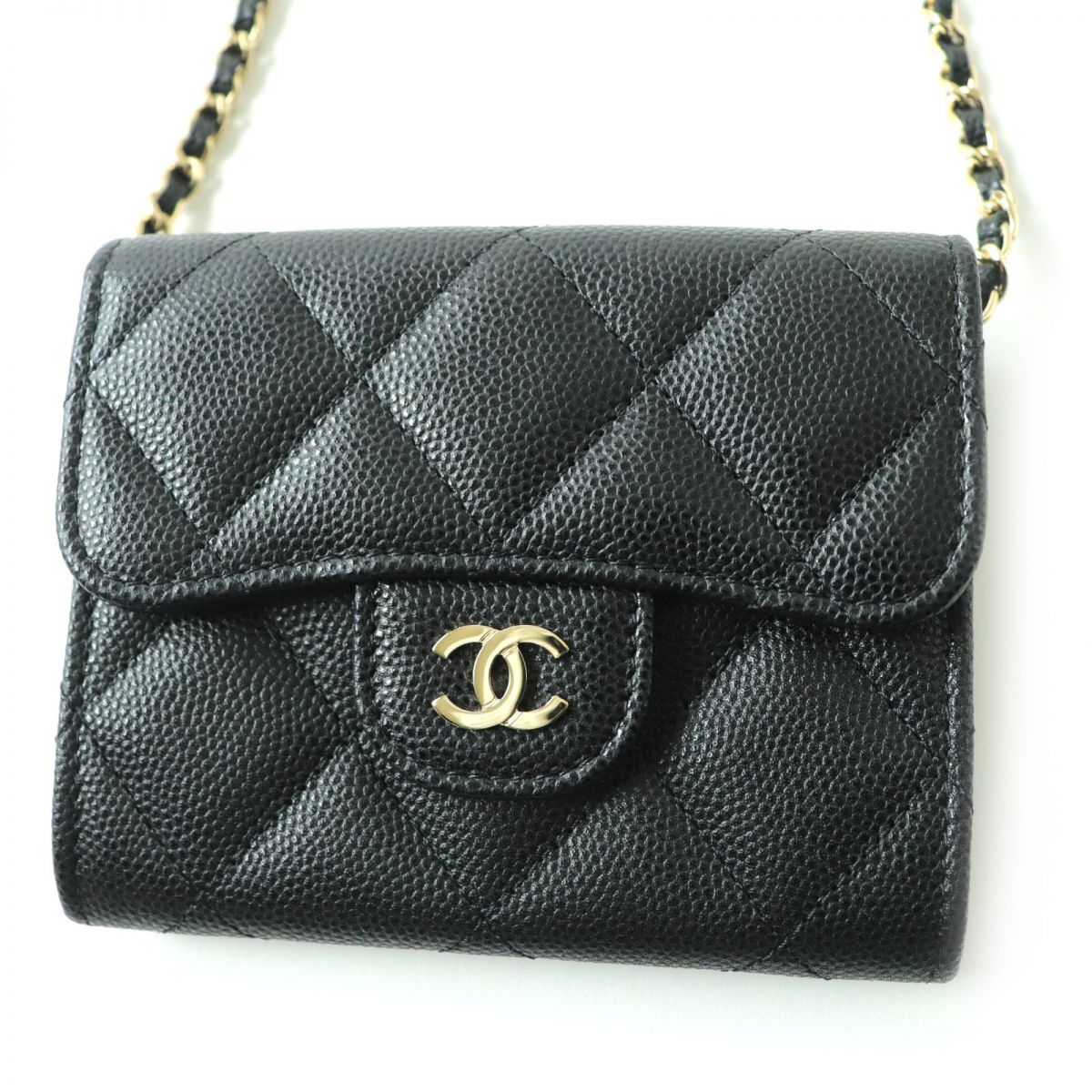 返品交換不可】 未使用 CHANEL シャネル AP0238 マトラッセ キャビア