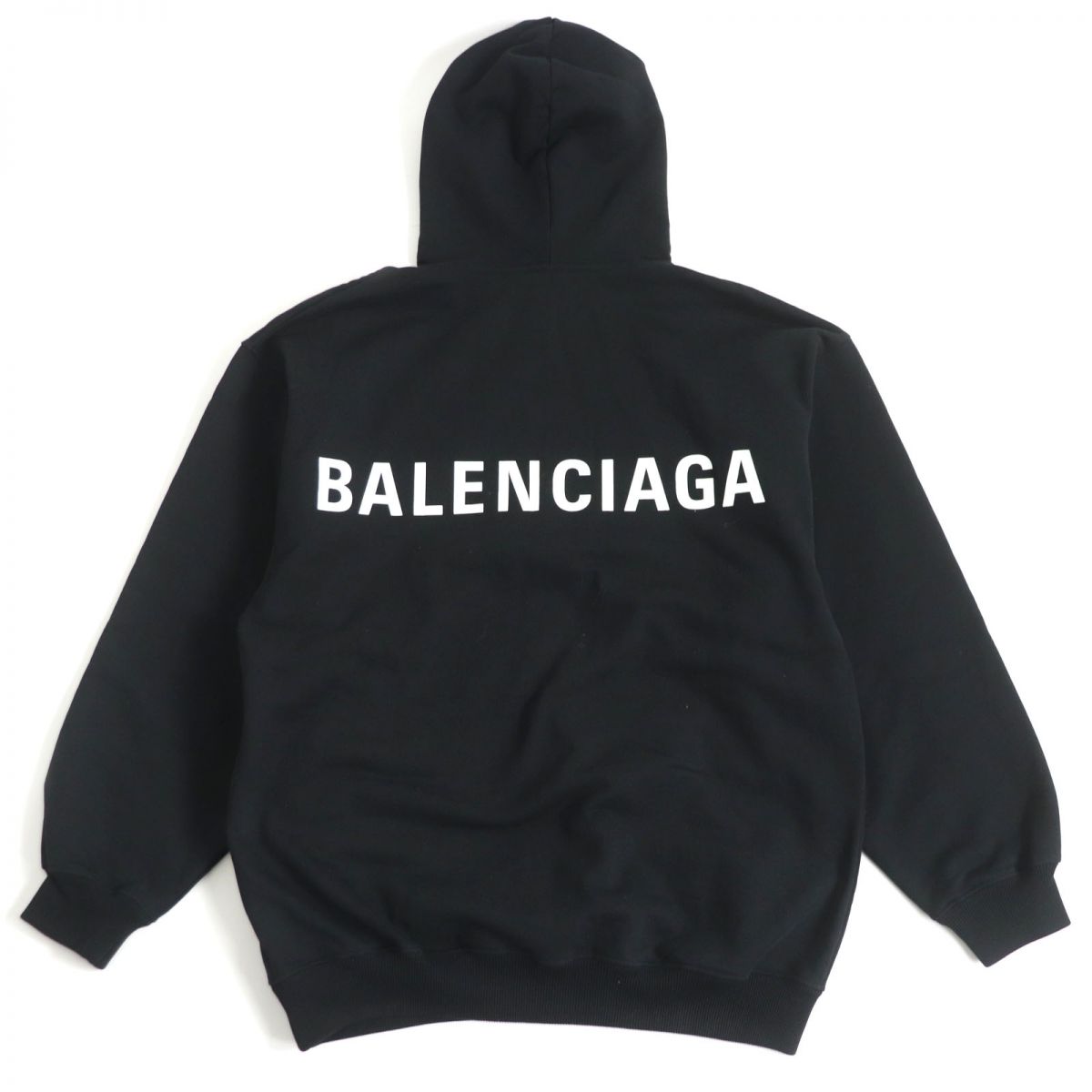 メール便対応！ 美品 BALENCIAGA バレンシアガ バックロゴ パーカー