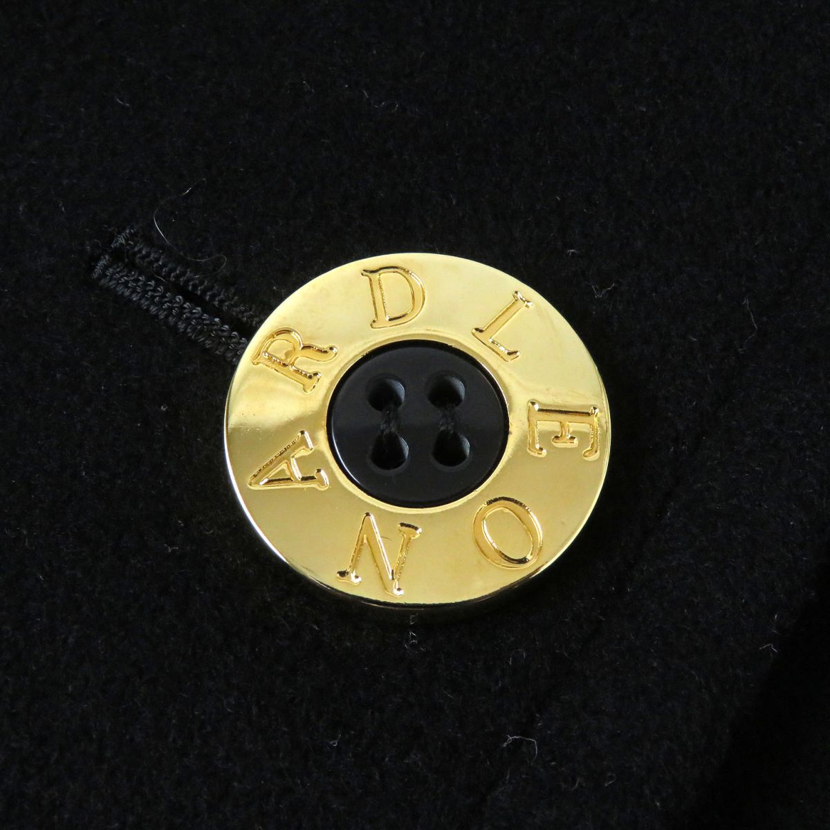 極美品△レオナール ファッション レディース ブラック ロングコート