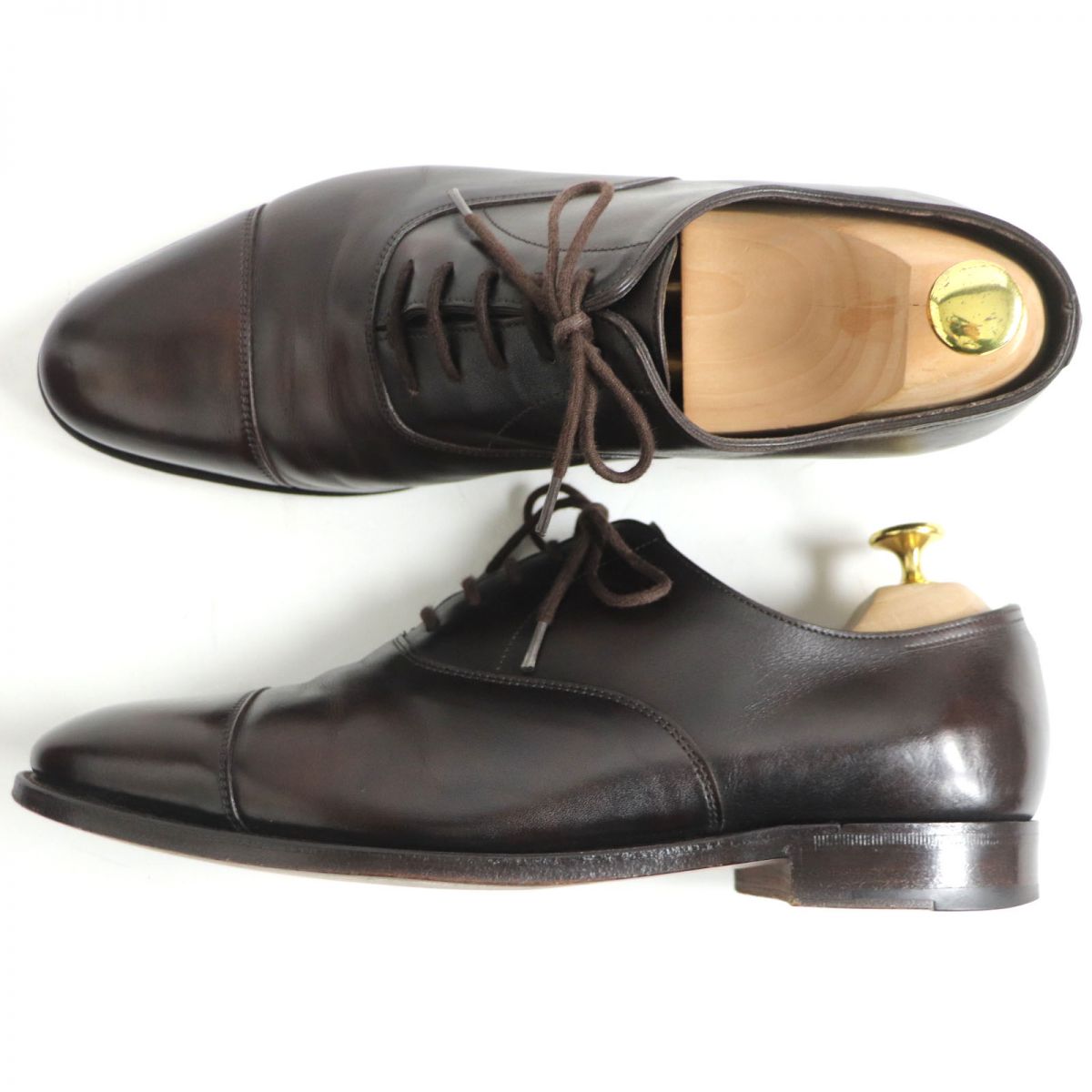 美品JOHN LOBB ジョンロブ 箱付 ストレートチップ 英国製 LAST