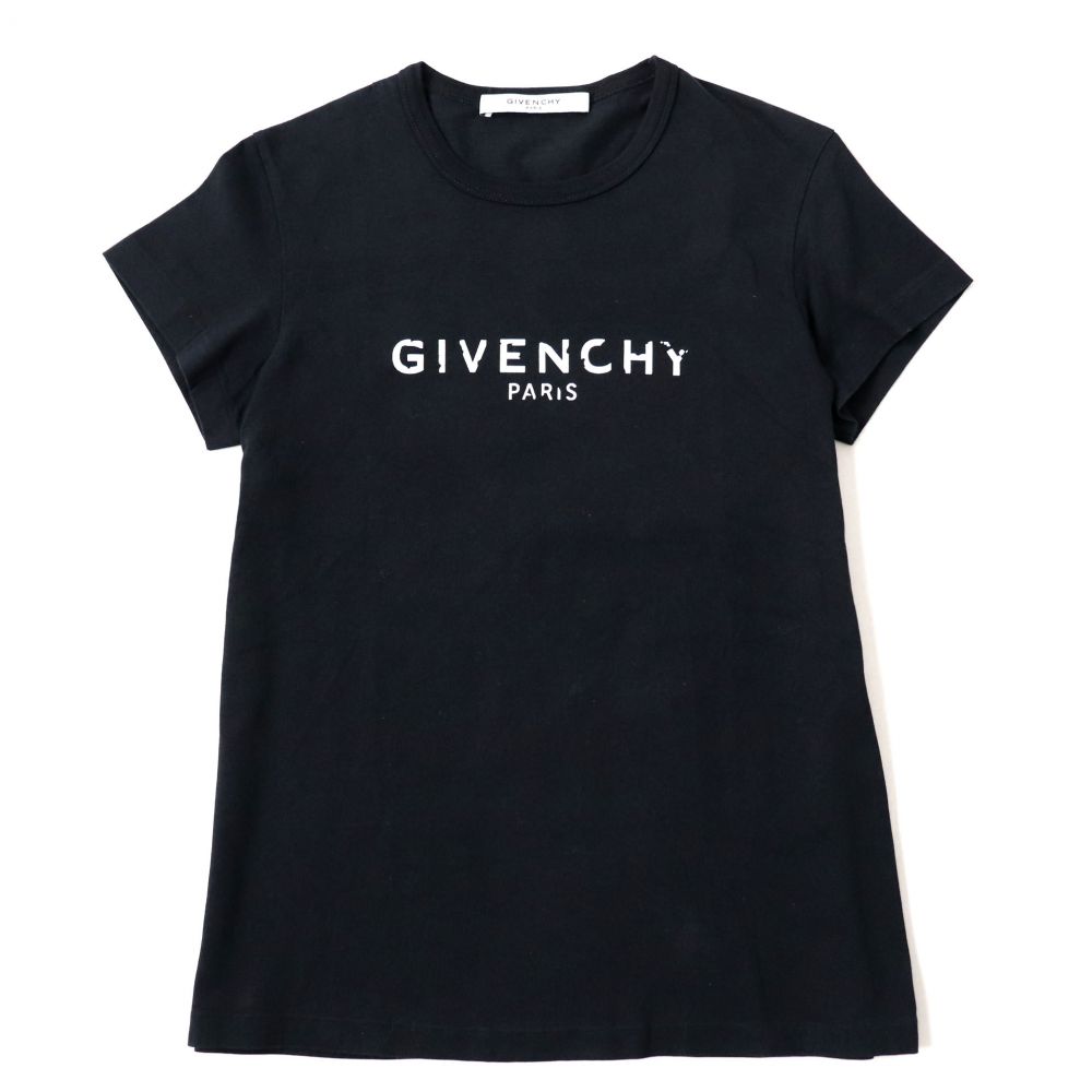 格安 中古 良品 正規品 Givenchy ジバンシィ aw Bw705z3zoy ヴィンテージロゴ Broken Logo プリント Tシャツ トップス ブラック 黒 レディース Xs 輝く高品質な Www Toyotires Ca