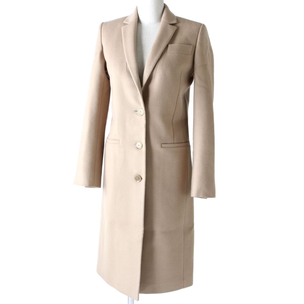 メーカー直送 コート ジャケット チェスターコート ウール100 ロゴ釦 ハンガー ガーメント付 17年 グッチ Gucci 中古 極美品 正規品 美シルエット 36 レディース Baishitong Wisedu Com