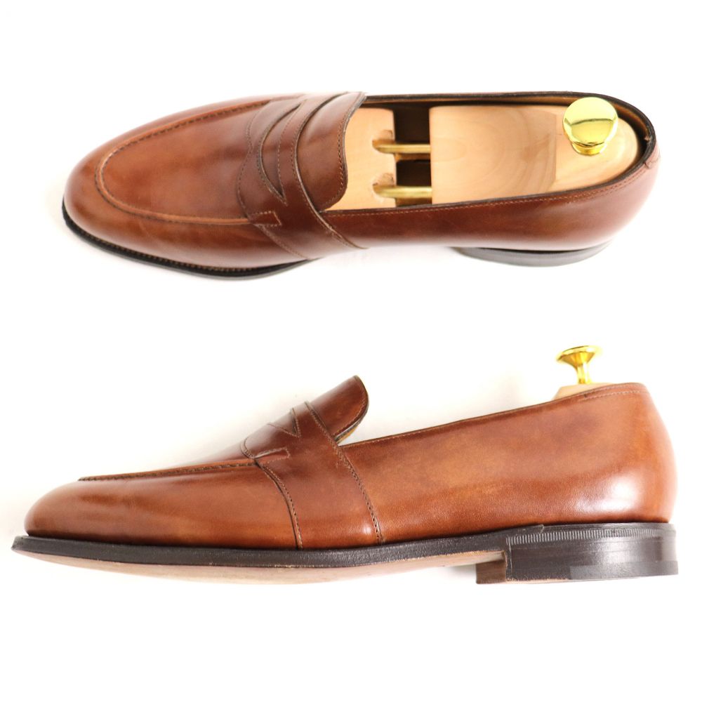 極美品◇JOHN LOBB ジョンロブ FENCOTE イングランド製 ブラウン