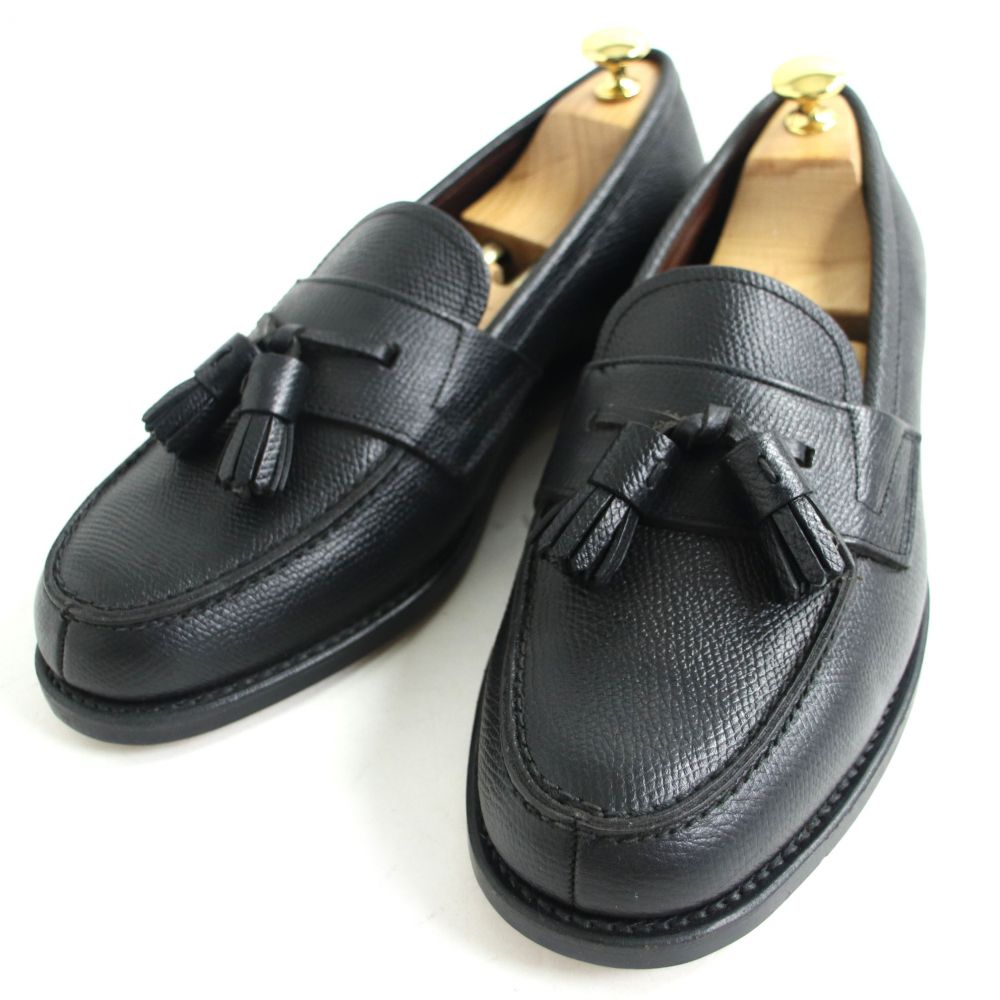 未使用品 Regal リーガル Uチップ タッセルローファー レザーシューズ ブラック 26ee シンプル メンズオススメ 中古 約29cm アウトソールに Volleybalcluboegstgeest Nl