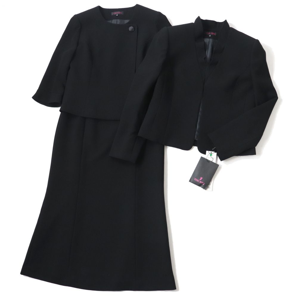 未使用 正規品 Yuki Torii ユキトリイ 08 607 4030 ジャケット ワンピース ブラックフォーマル セットアップスーツ 礼服 レディース 11ar 中古 Psicologosancora Es