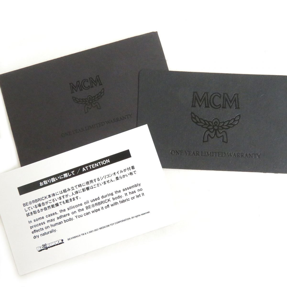 極美品BE@RBRICK×MCM ベアブリック エムシーエム メディコムトイ