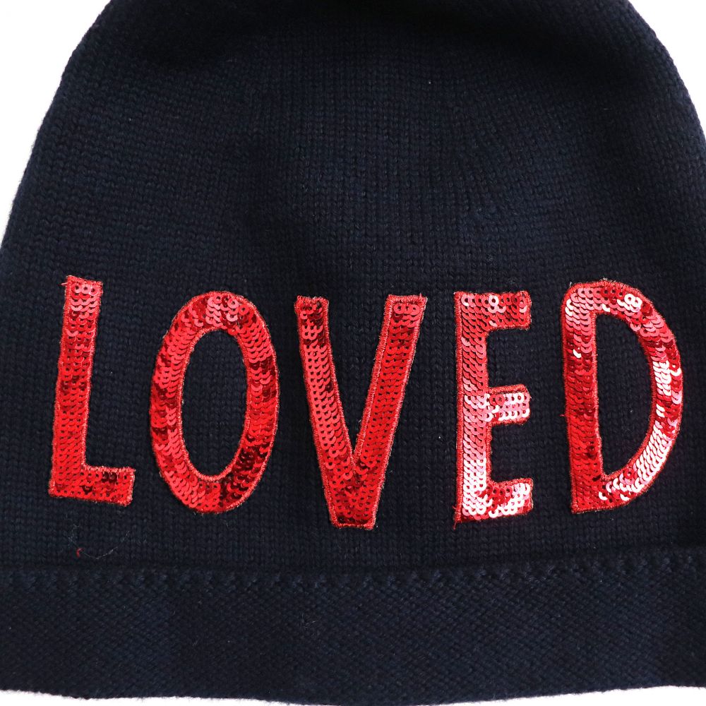 中古 美品 グッチ Loved スパンコール ウェブライン ニットキャップ ニット帽 ネイビー M 57 イタリア製 正規品 箱付き メンズ Butlerchimneys Com