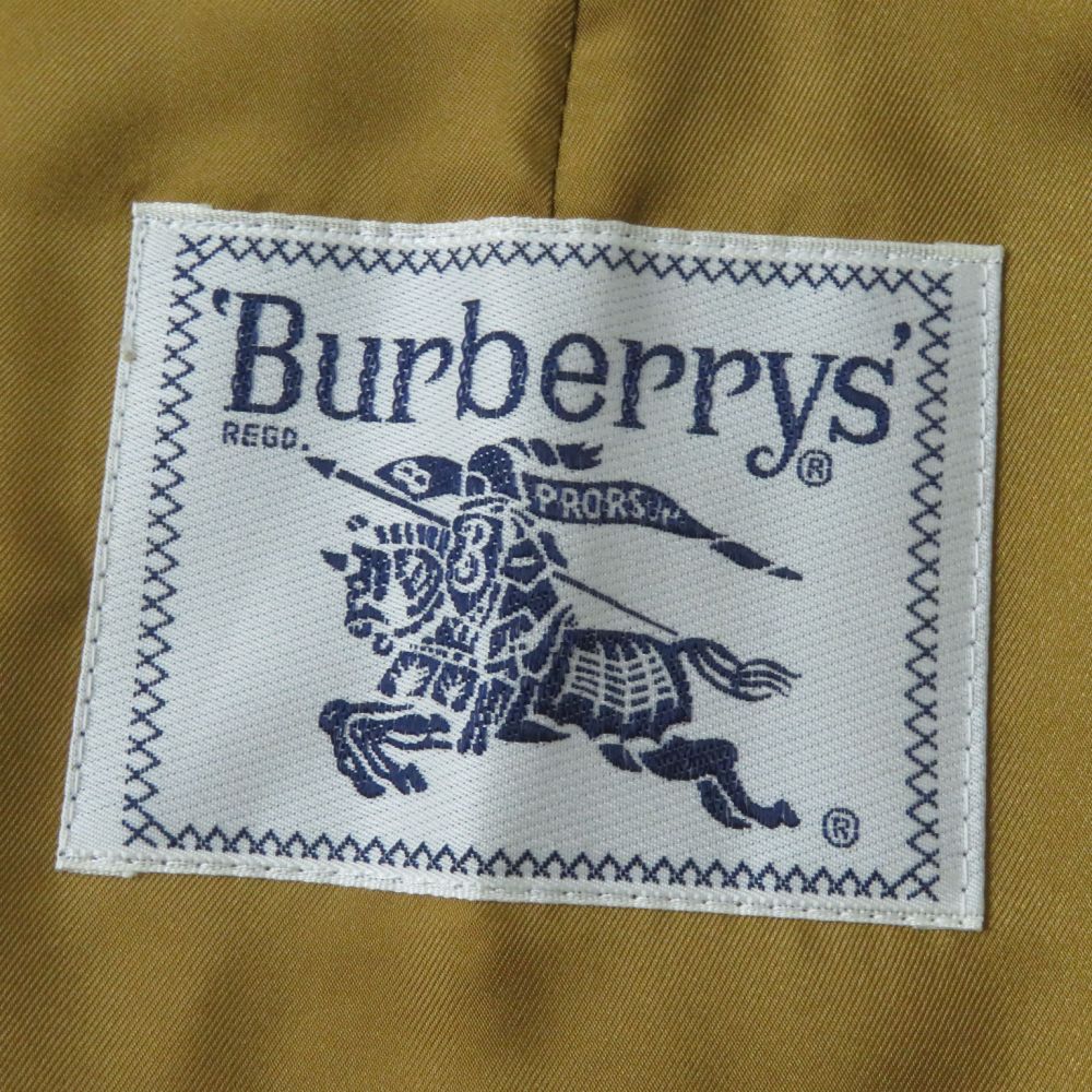 中古 良品 Burberrys バーバリー ヴィンテージ 裏地チェック柄 ウールライナー付 超ロング トレンチコート カーキベージュ 17br 大きいサイズ Brandingidentitydesign Com