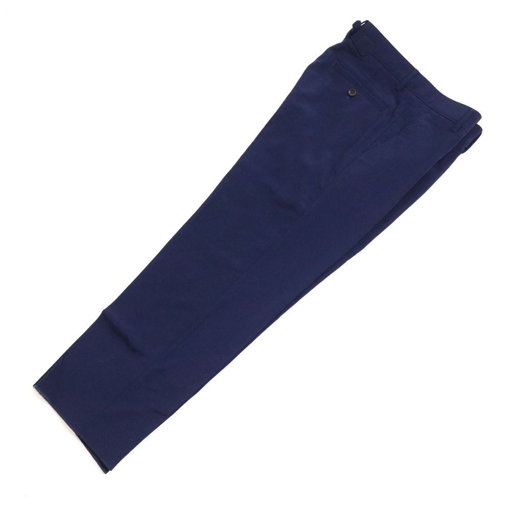 中古 極美品 16年製 グッチ シンチバック ウール100 スラックスパンツ ストレートパンツ ネイビー 44 イタリア製 正規品 メンズ Cilldaralegaeilge Ie
