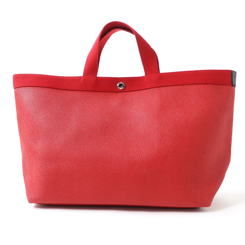 中古 美物 21年歯春炎節ひな形 Herve Chapelier エルベシャプリエ 705gp コーテッドキャンバススクエアトート 大きさ パプリカ パプリカ Earthkitchen Ph